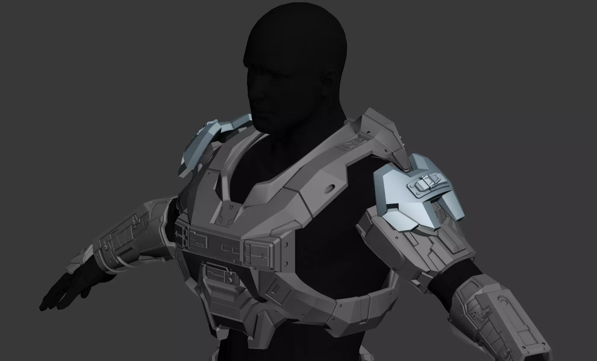 Reach Hazop Shoulder wearable 3D print model 3D print model_0