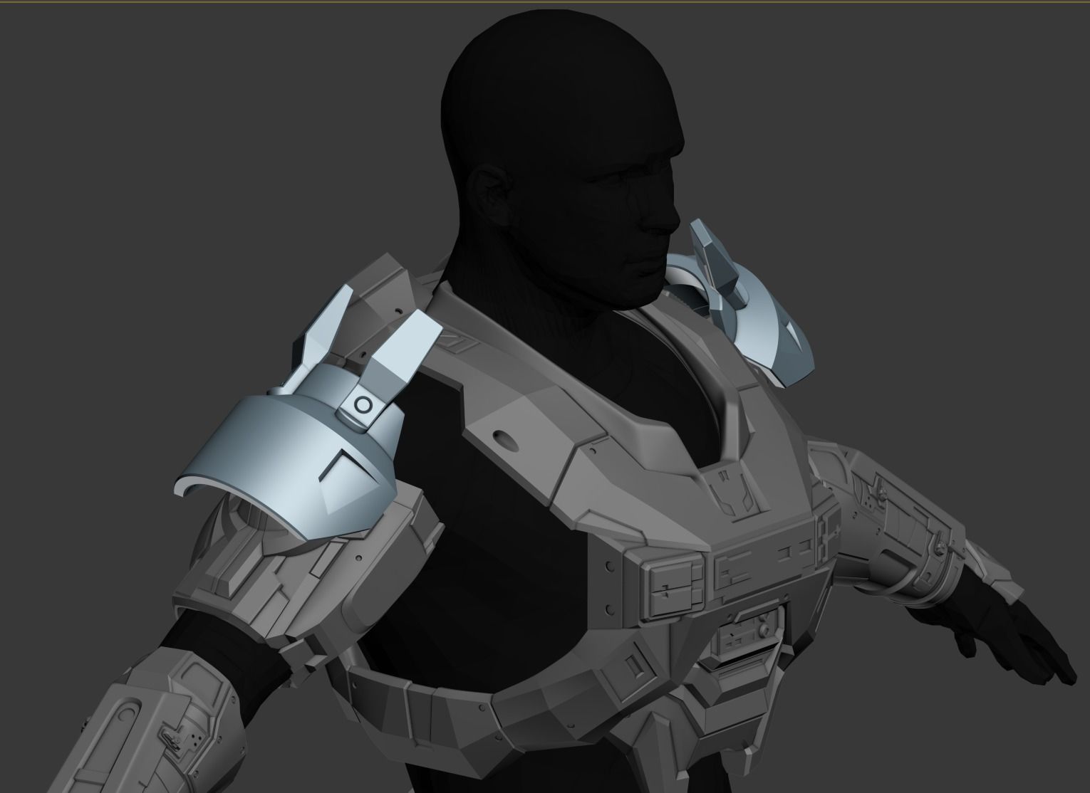 Reach JFO Shoulder Wearable 3D Print Model 3D print model_1