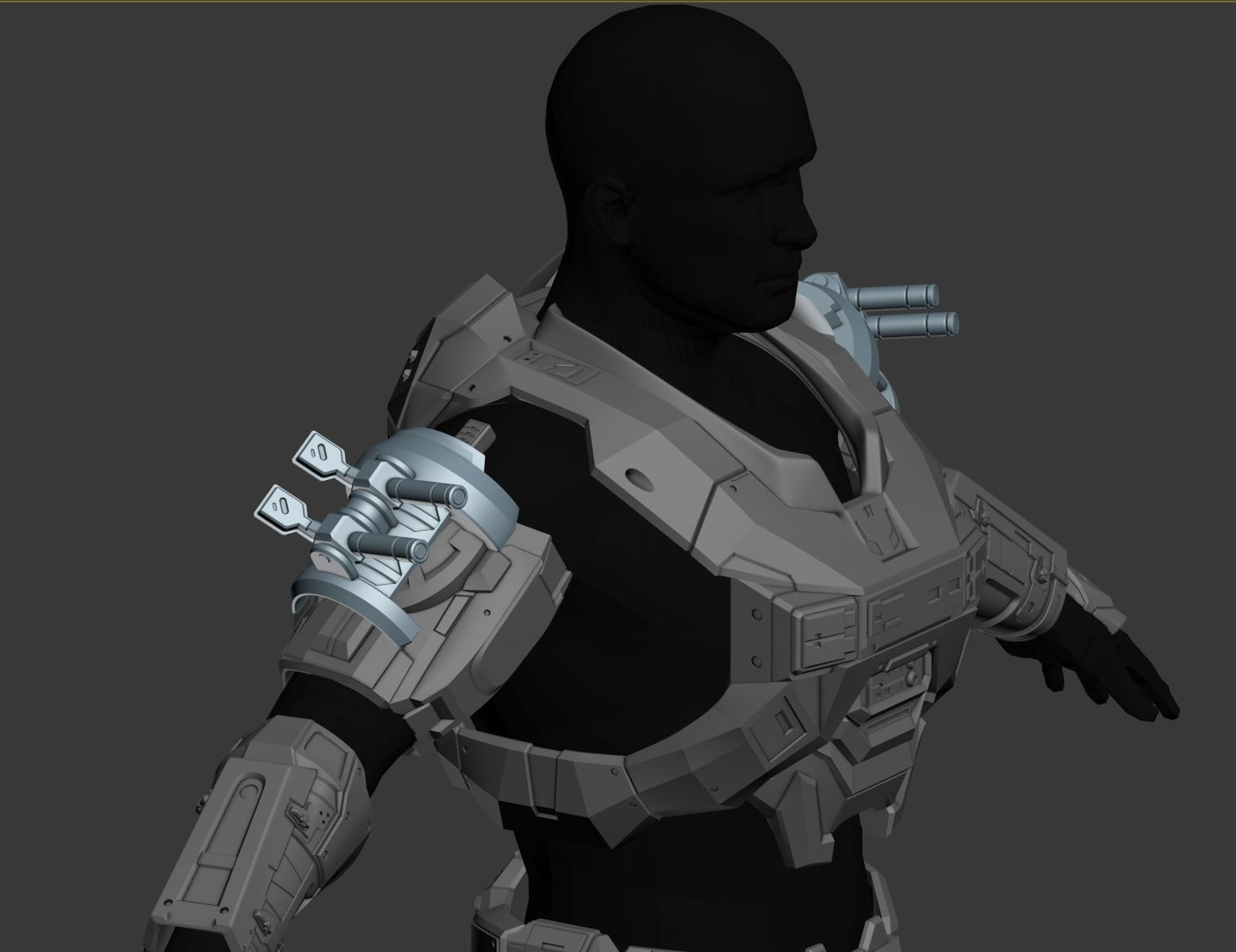 Reach Jumpjet Shoulder Wearable 3D Print Model 3D print model_1
