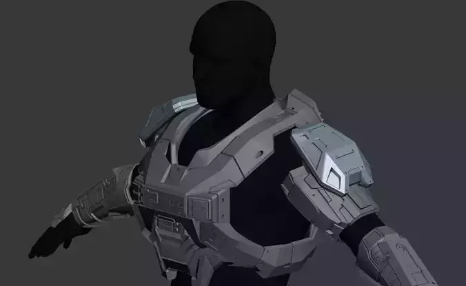 Reach Mjolnir MkV Shoulder Wearable 3D Print Model