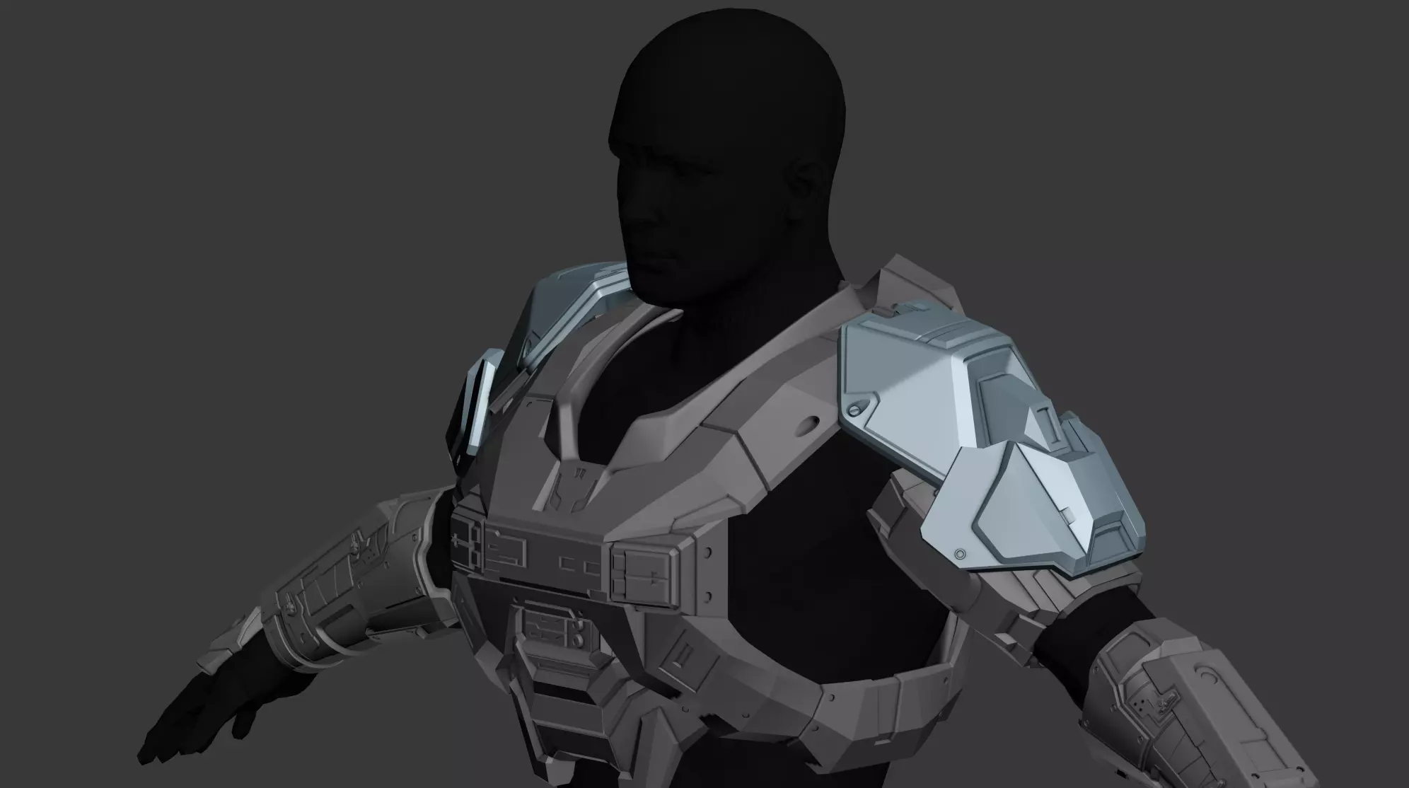 Reach ODST Shoulder Wearable 3D print Model 3D print model_0