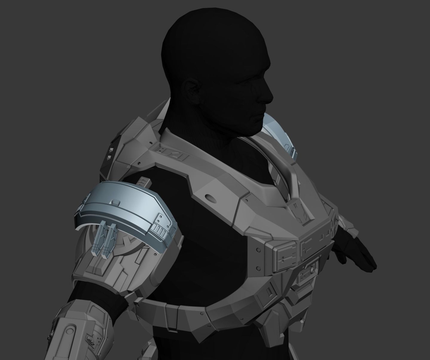 Reach Operator Shoulder Wearable 3D Print Model 3D print model_1