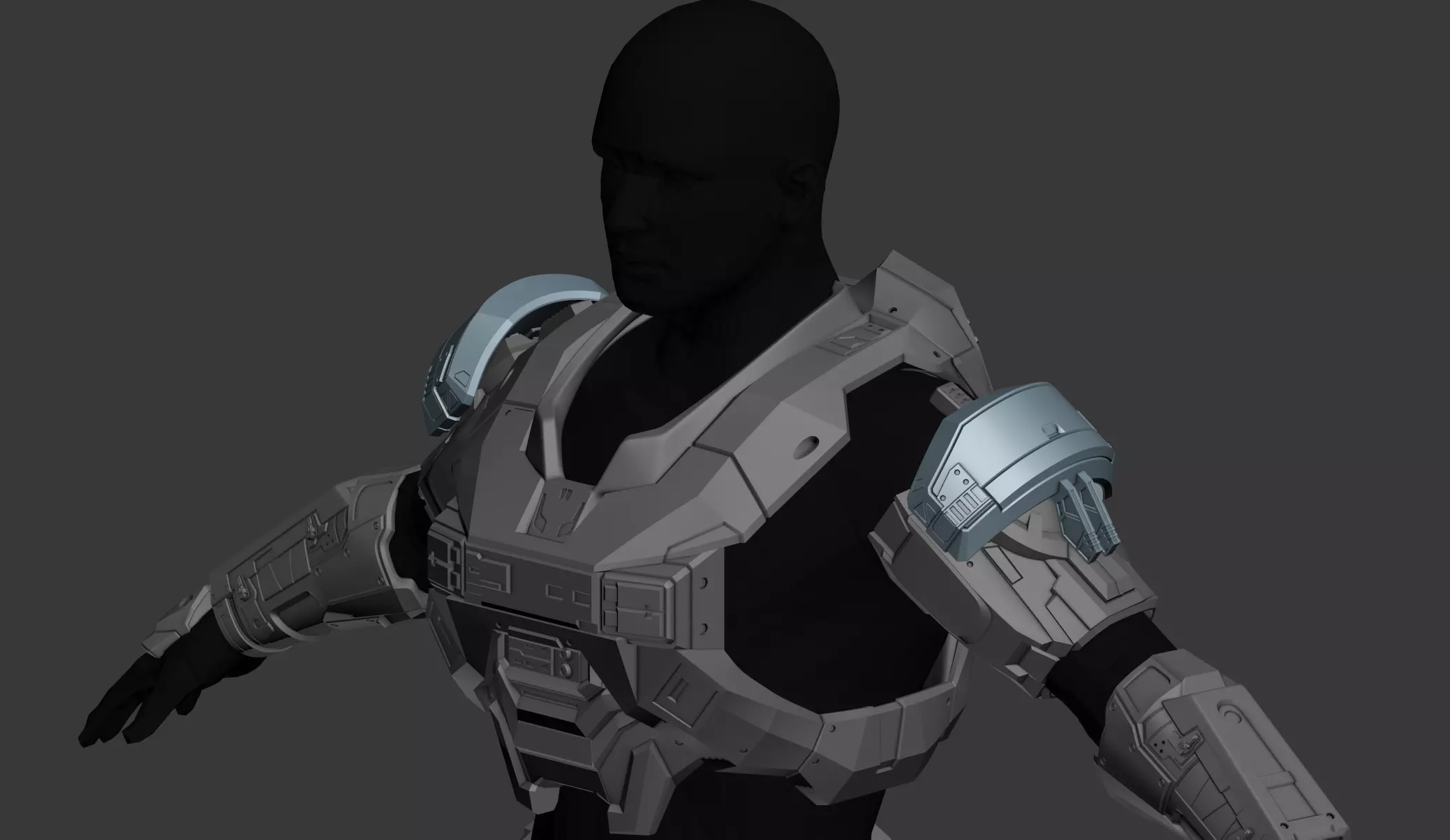 Reach Operator Shoulder Wearable 3D Print Model 3D print model_0