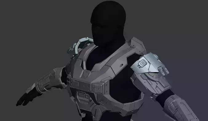 Reach Recon Shoulder Wearable 3D Print Model