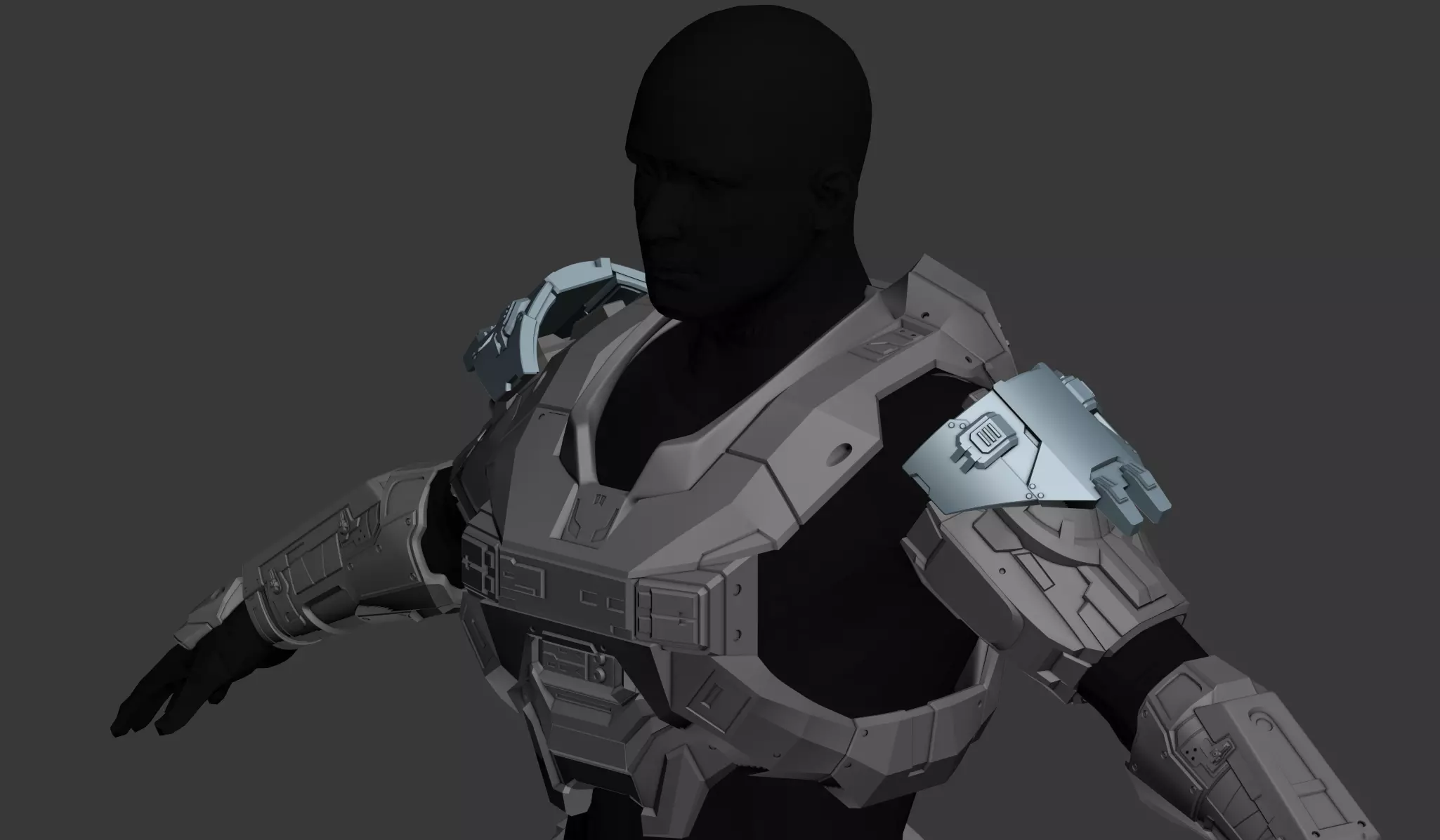 Reach Recon Shoulder Wearable 3D Print Model 3D print model_0