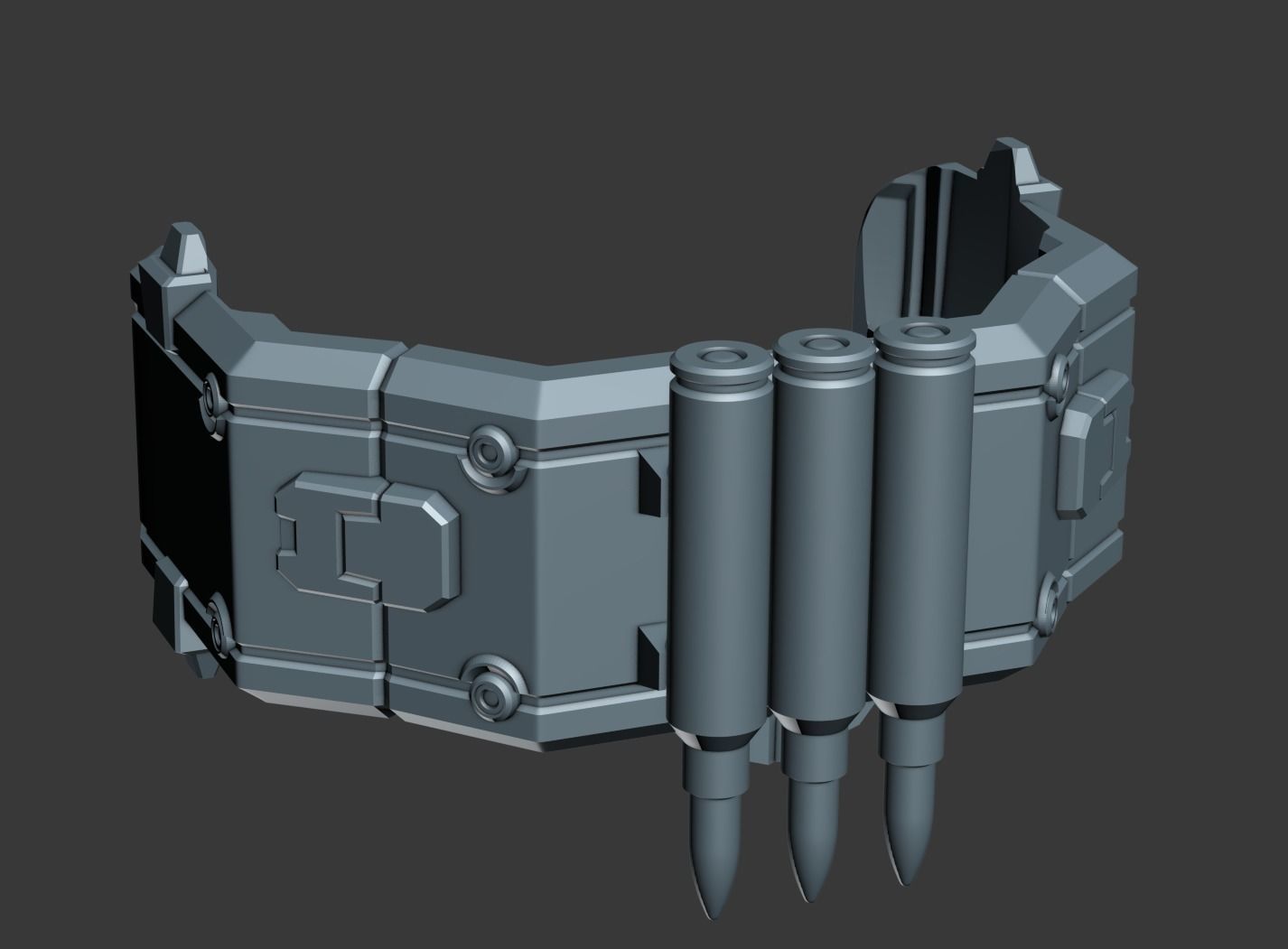 Reach Sniper Shoulder Wearable 3D Print Model 3D print model_1