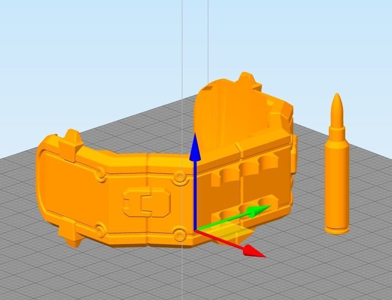 Reach Sniper Shoulder Wearable 3D Print Model 3D print model_5