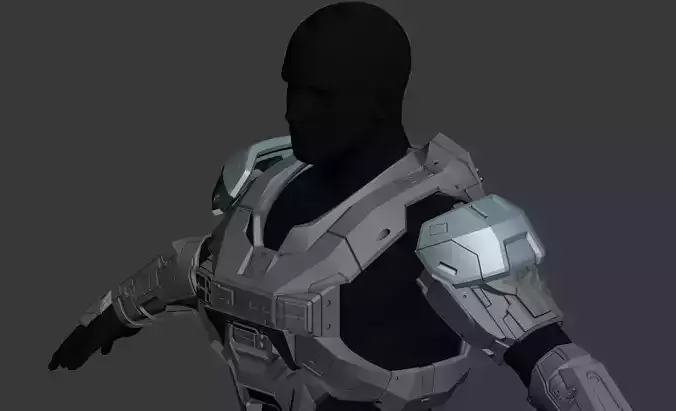 Reach UA Base Security Shoulder Wearable 3D Print Model