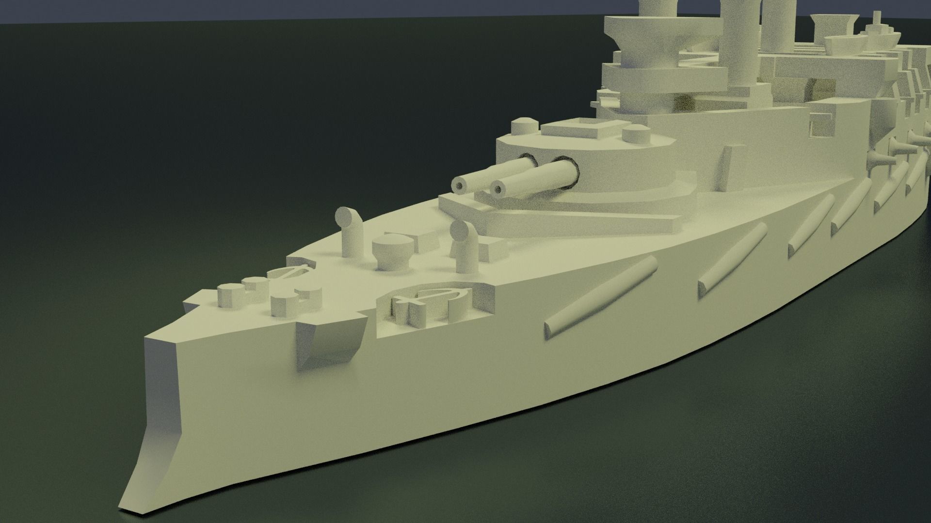 HMS Victoria 1887 3D print model_13