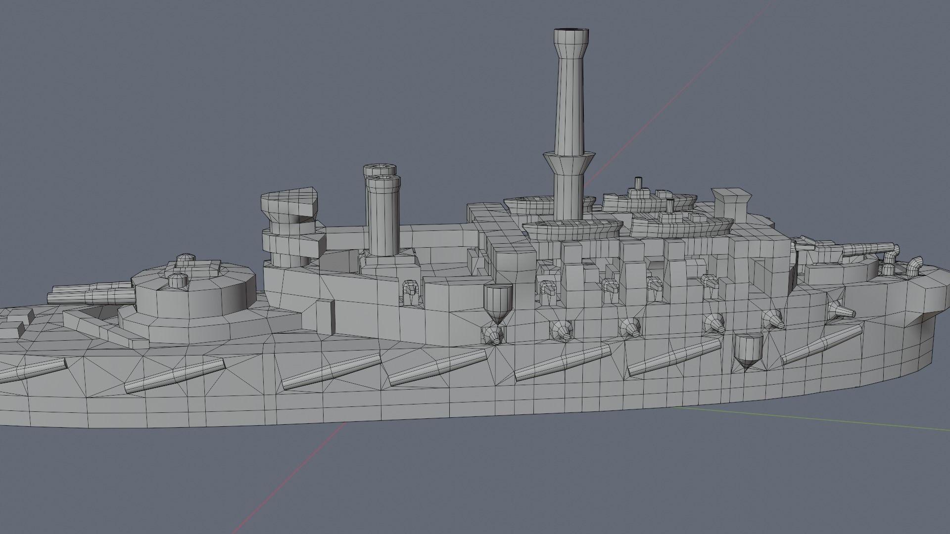 HMS Victoria 1887 3D print model_20