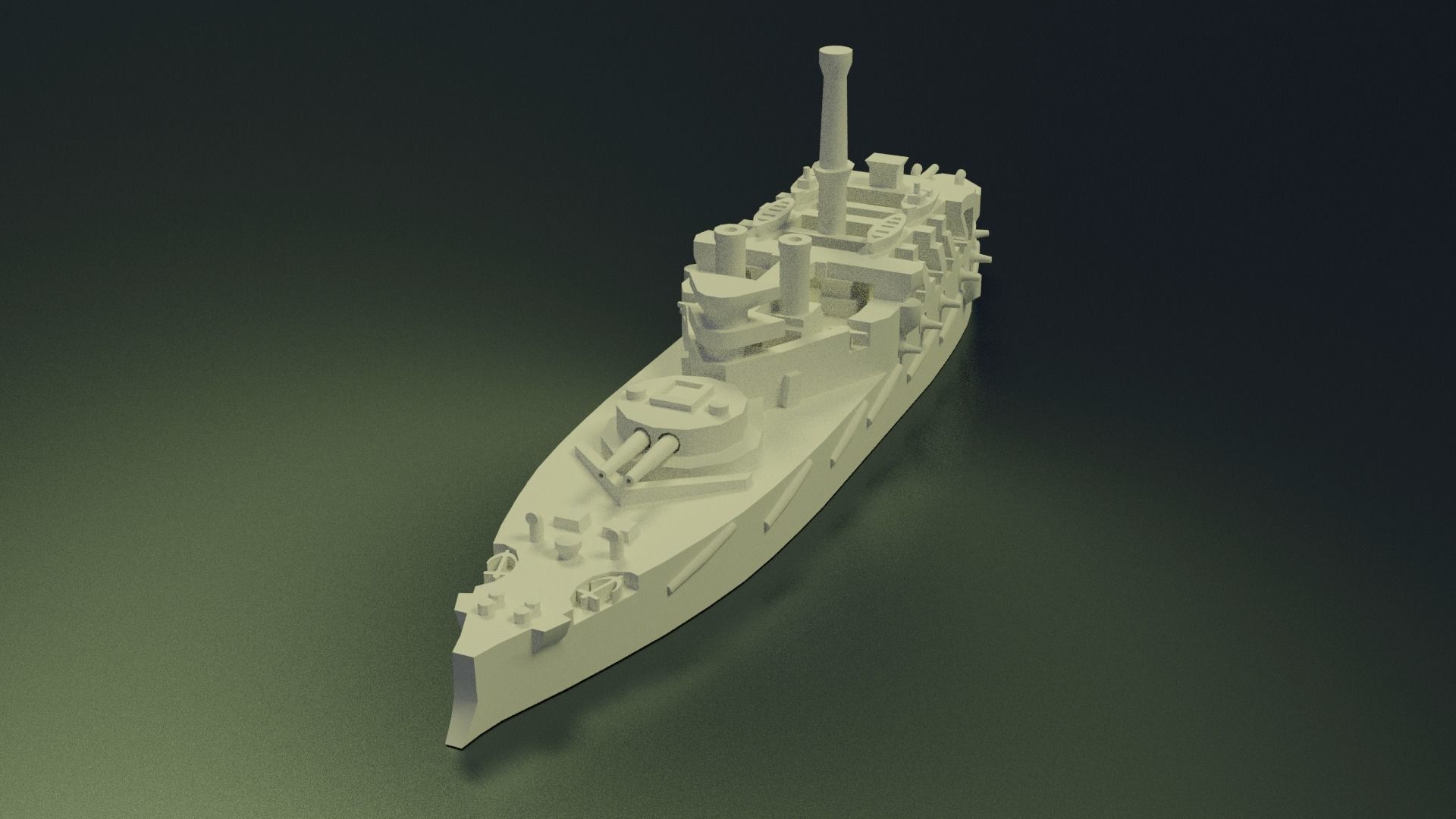 HMS Victoria 1887 3D print model_10