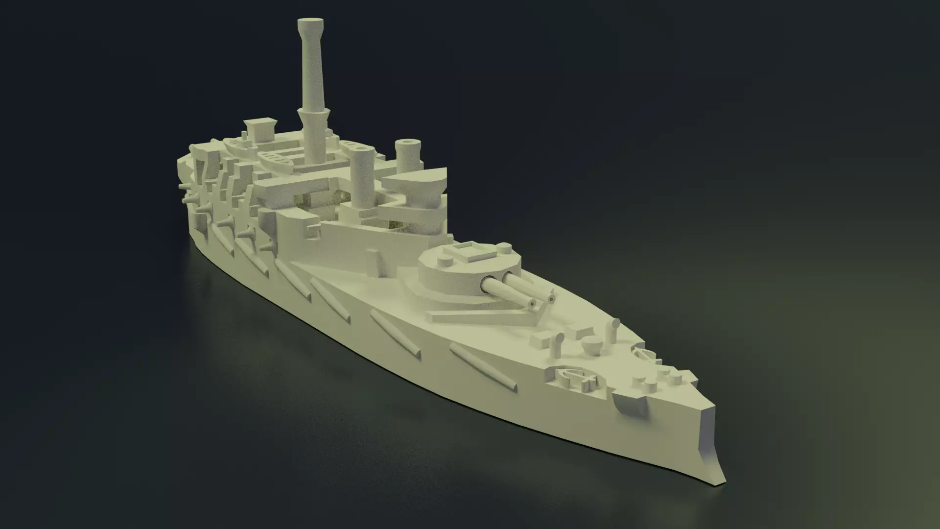 HMS Victoria 1887 3D print model_0