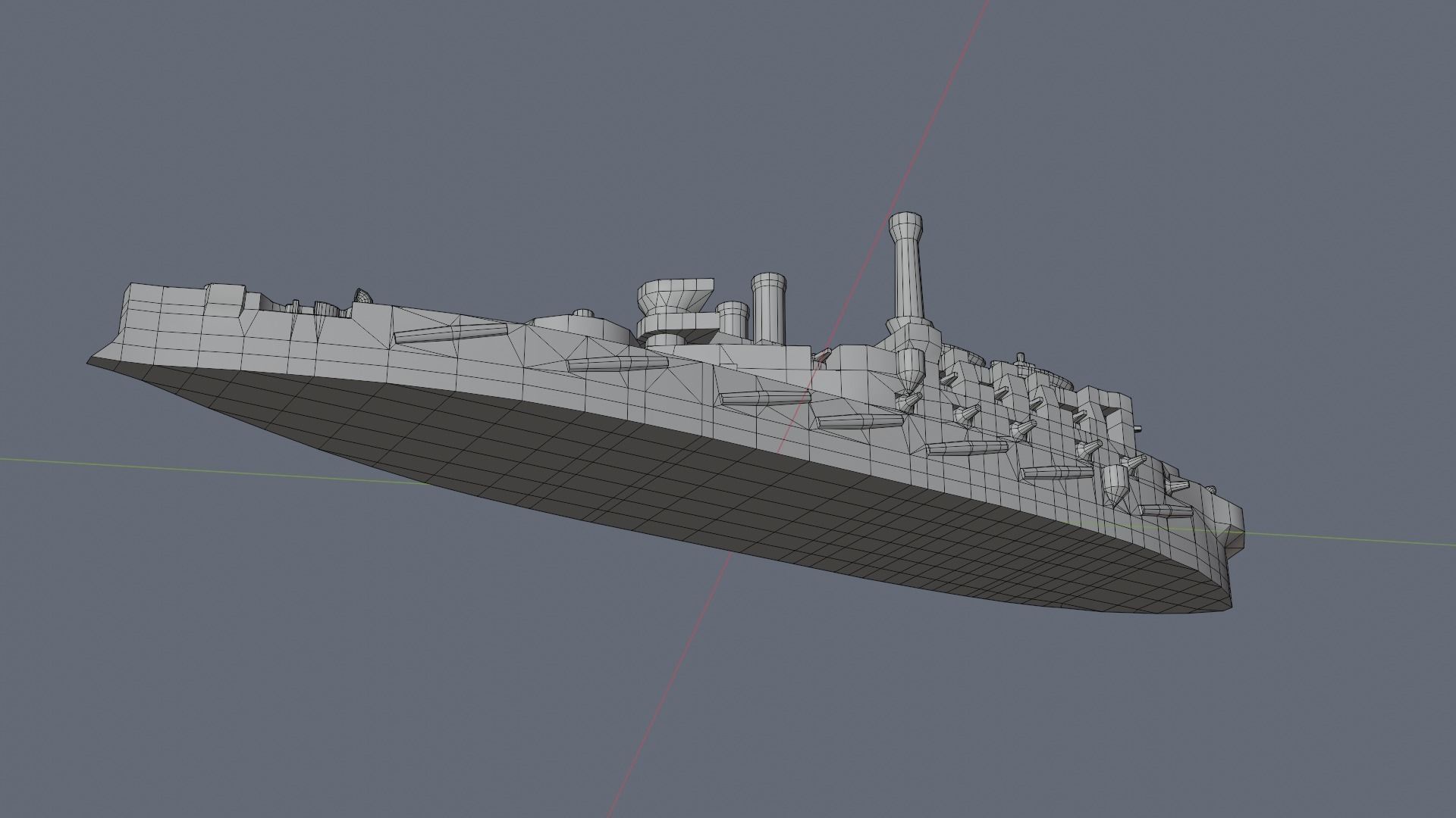 HMS Victoria 1887 3D print model_19