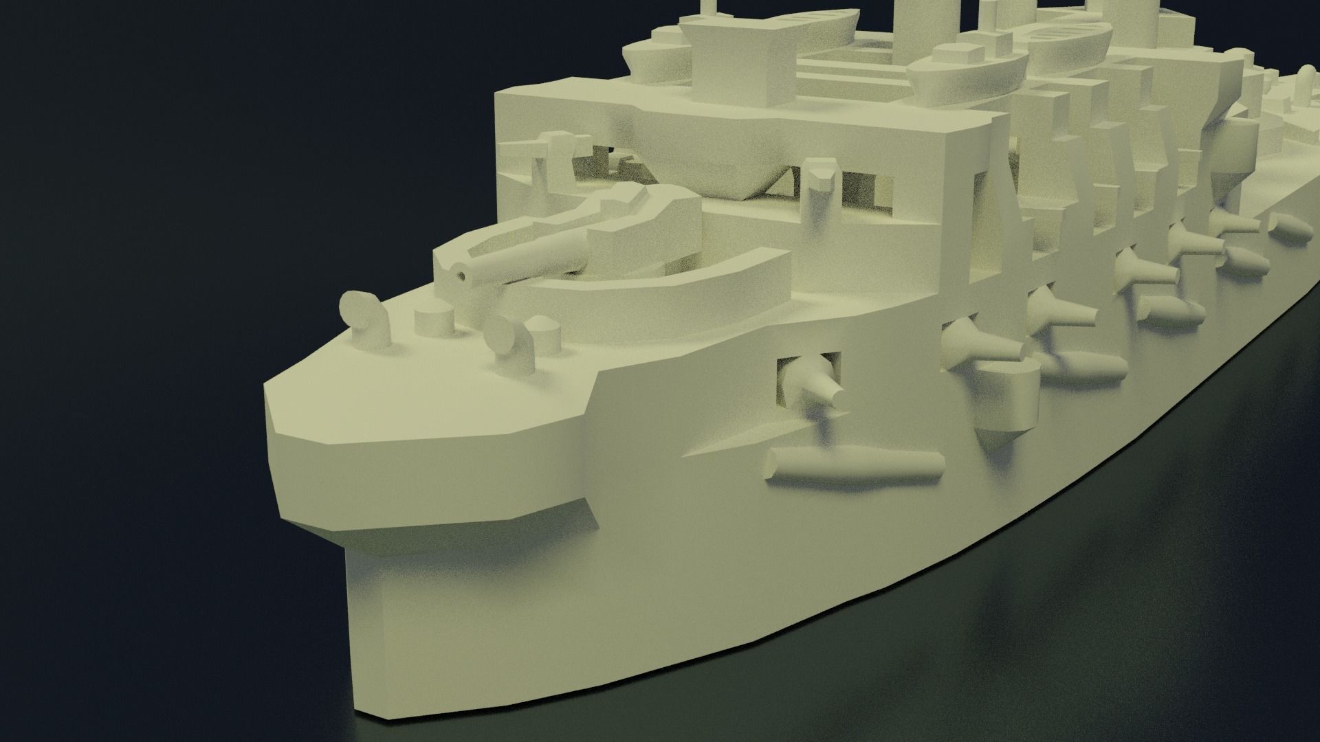 HMS Victoria 1887 3D print model_14