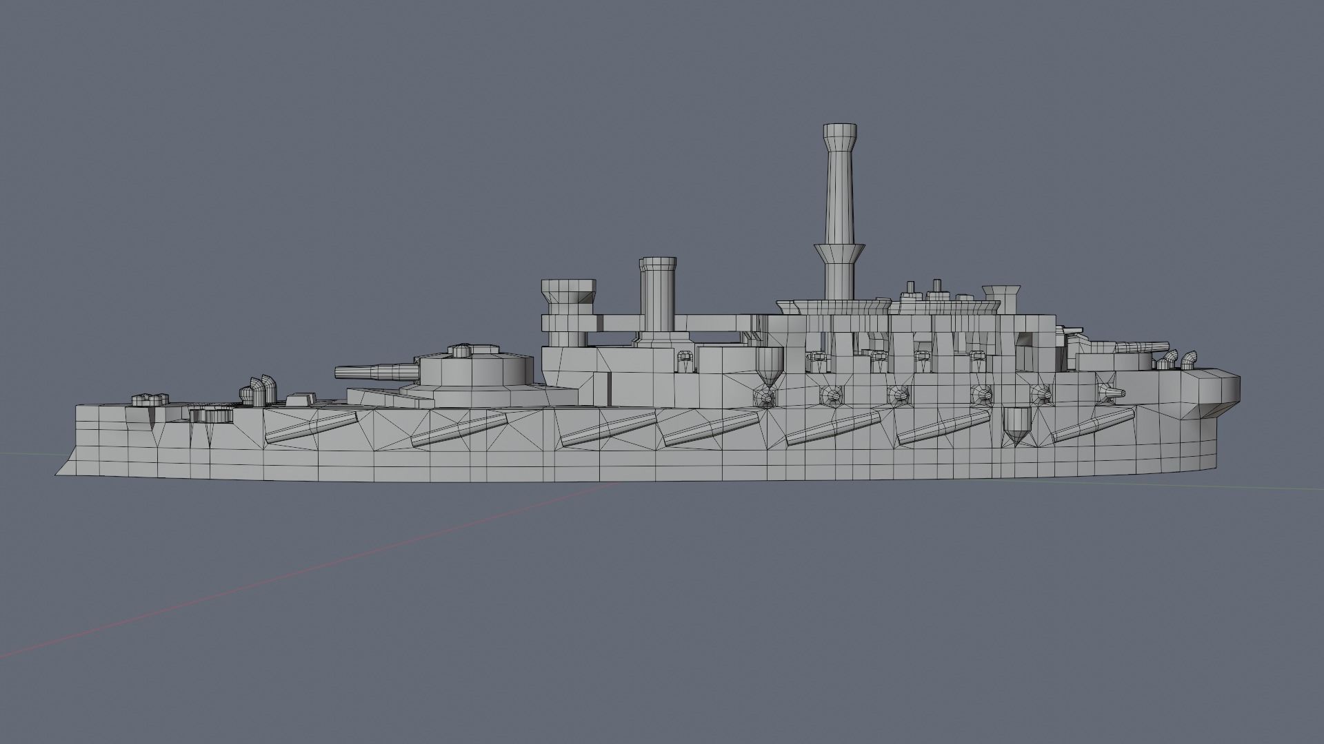 HMS Victoria 1887 3D print model_17