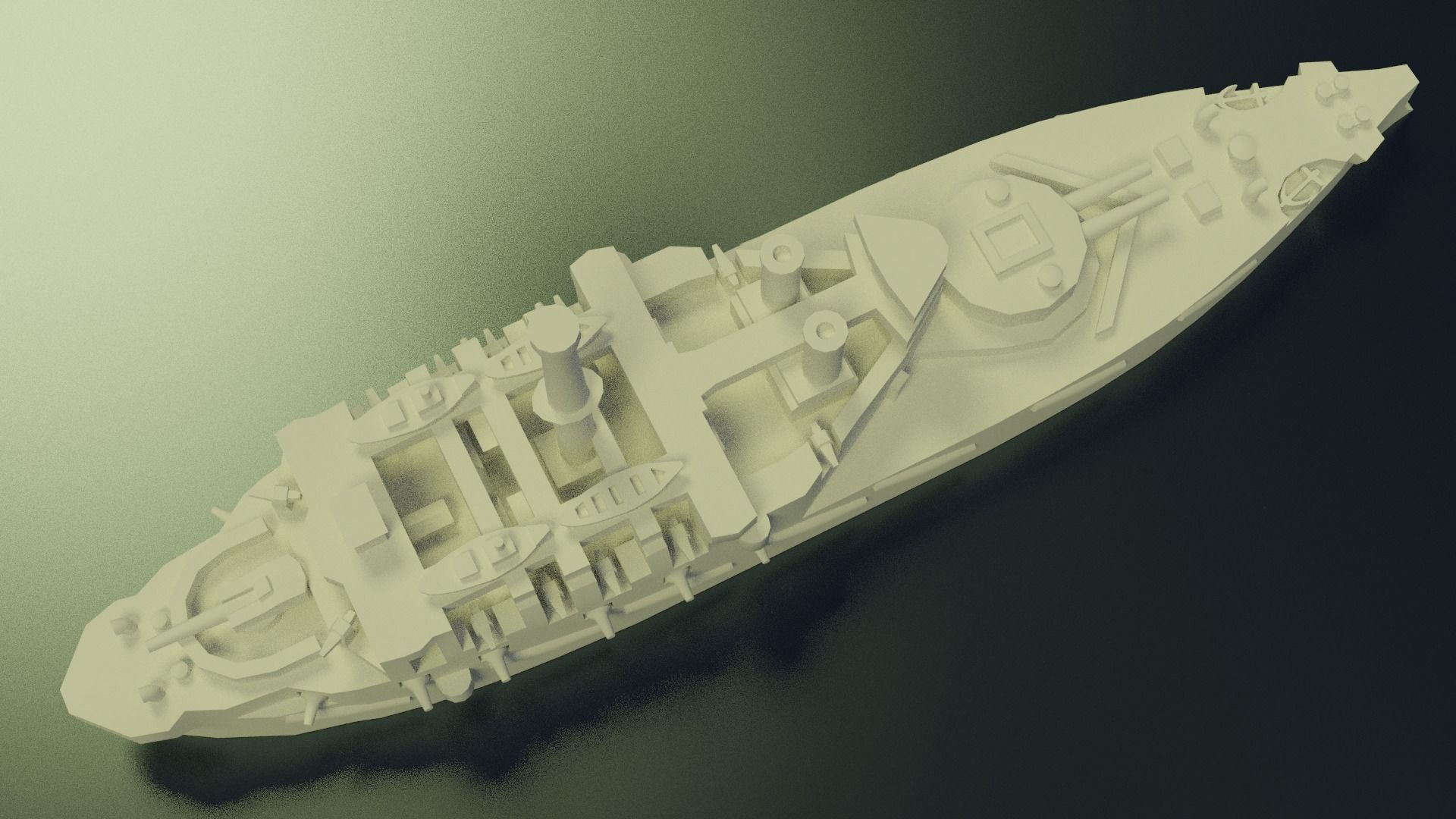 HMS Victoria 1887 3D print model_12