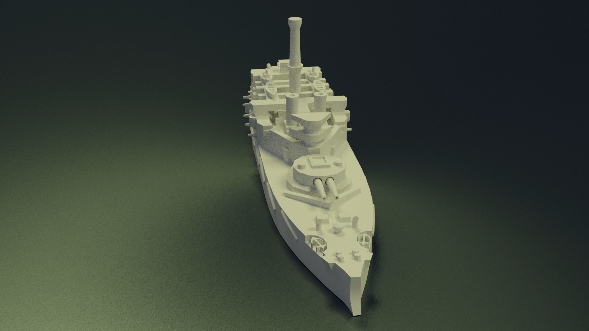 HMS Victoria 1887 3D print model_9