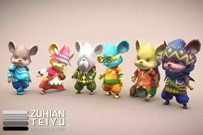 Fantasy Anime Mice
