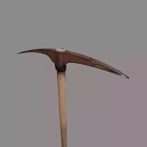Rusty pickaxe
