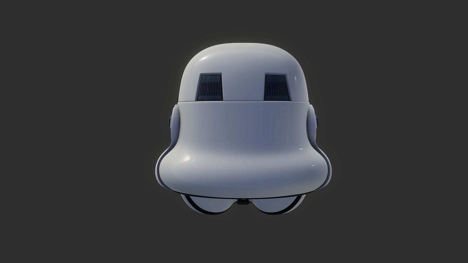 Stormtroop Helmet 3D print Wearable Model 3D print model_3