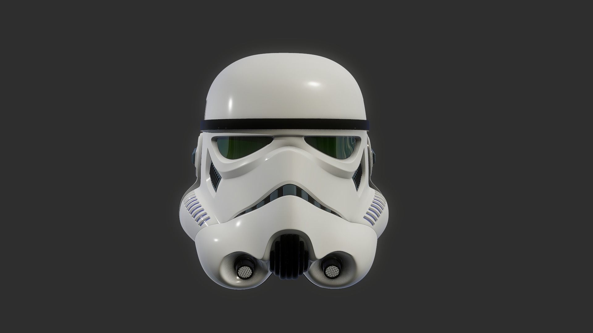 Stormtroop Helmet 3D print Wearable Model 3D print model_1
