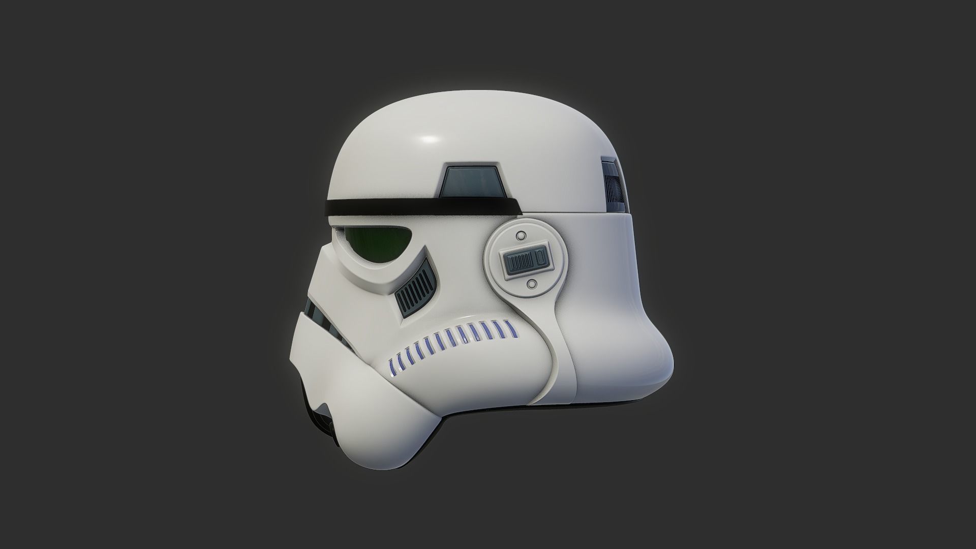 Stormtroop Helmet 3D print Wearable Model 3D print model_2