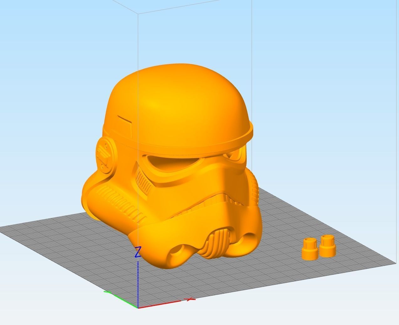 Stormtroop Helmet 3D print Wearable Model 3D print model_5