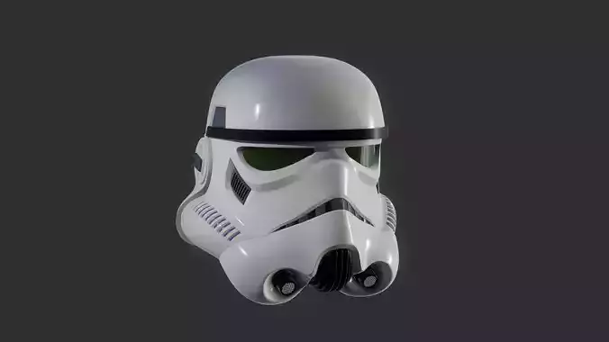 Stormtroop Helmet 3D print Wearable Model 3D print model