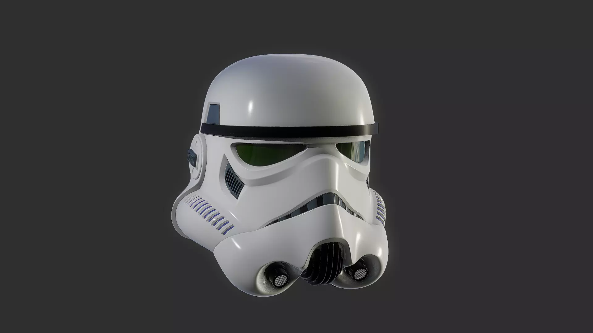Stormtroop Helmet 3D print Wearable Model 3D print model_0