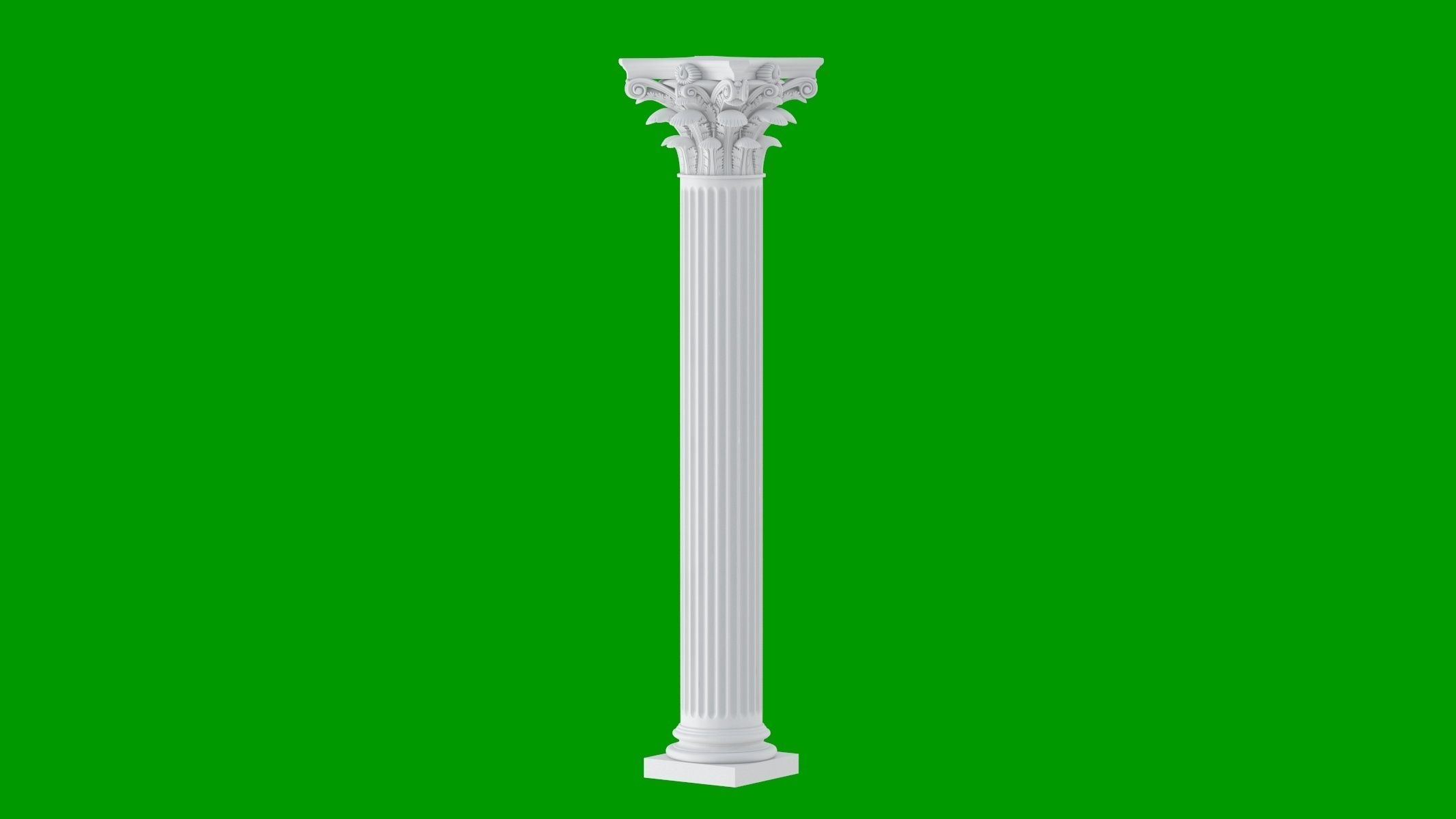 8 Classic Columns Collection 3D model_17