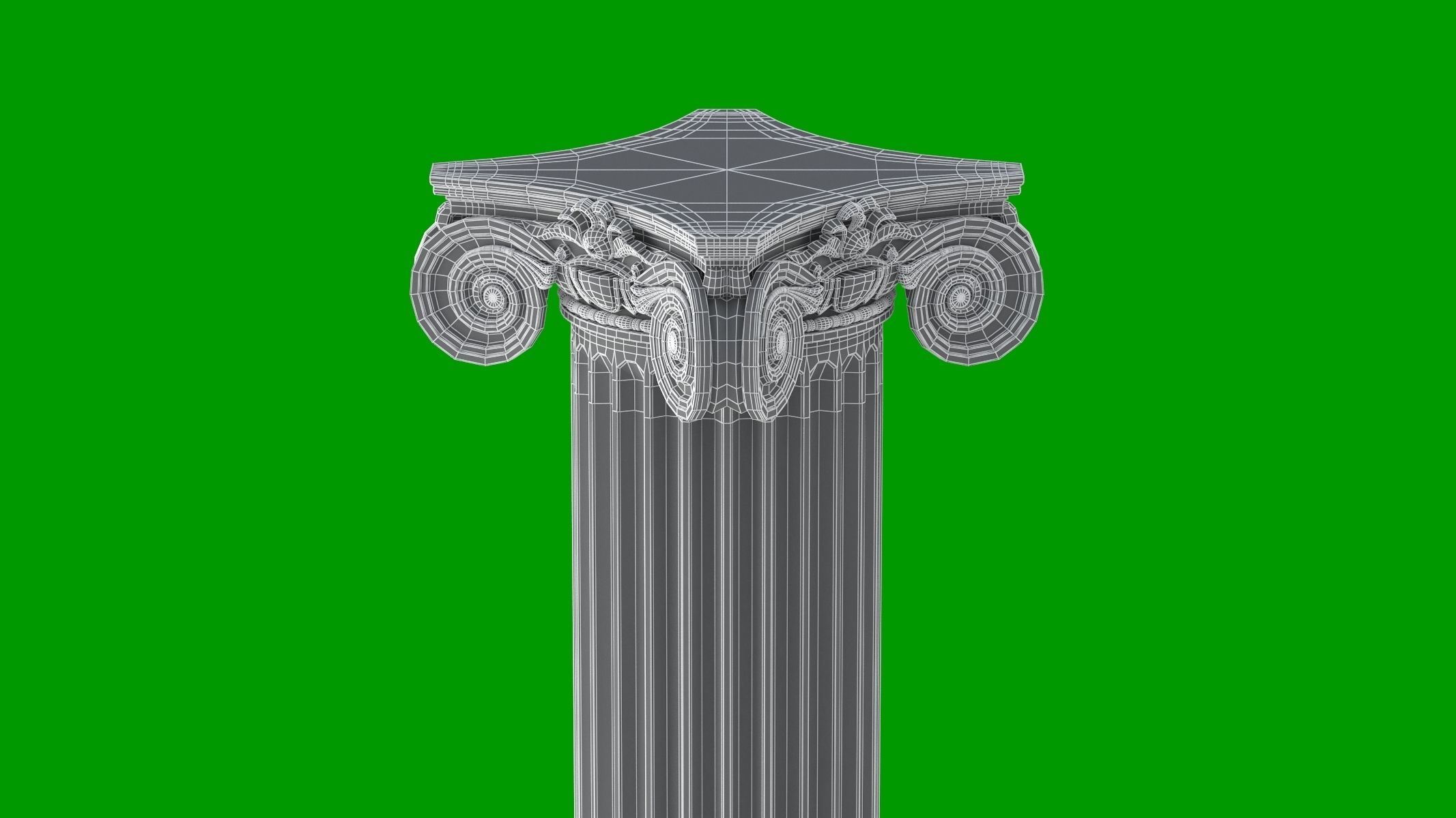8 Classic Columns Collection 3D model_28