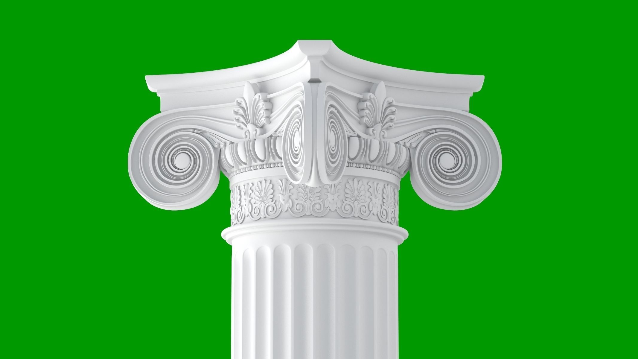 8 Classic Columns Collection 3D model_2