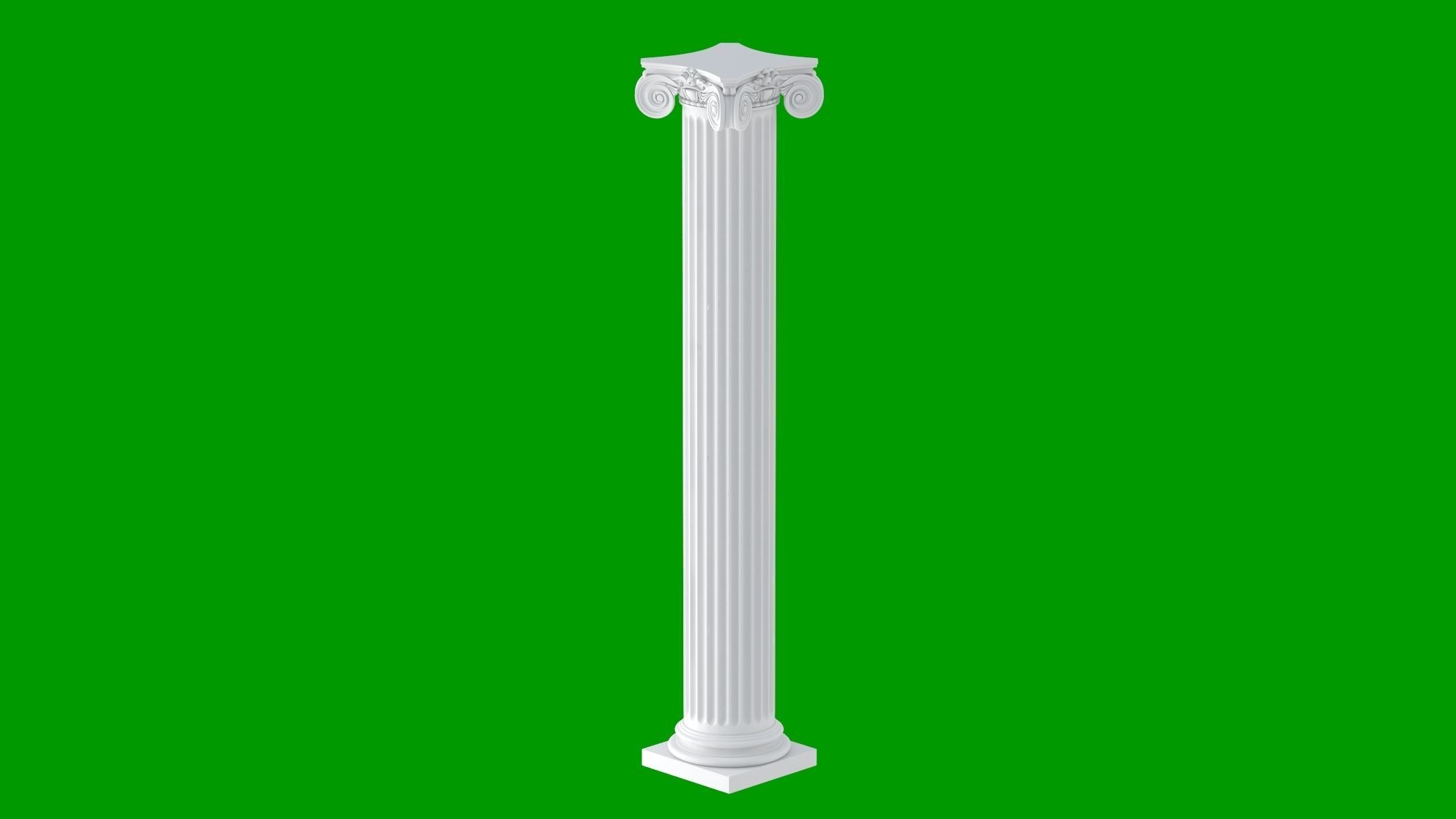 8 Classic Columns Collection 3D model_25