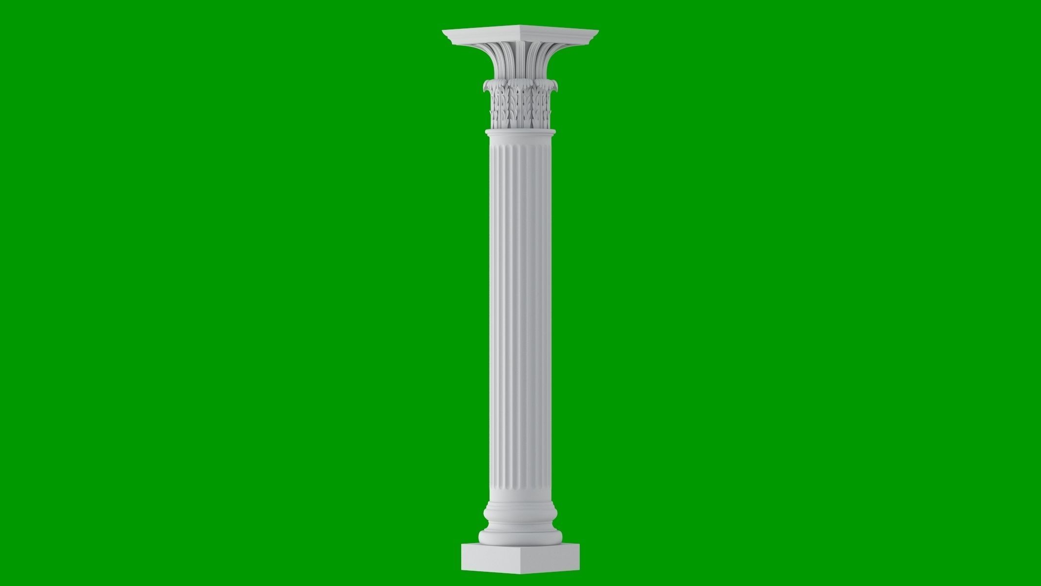 8 Classic Columns Collection 3D model_29