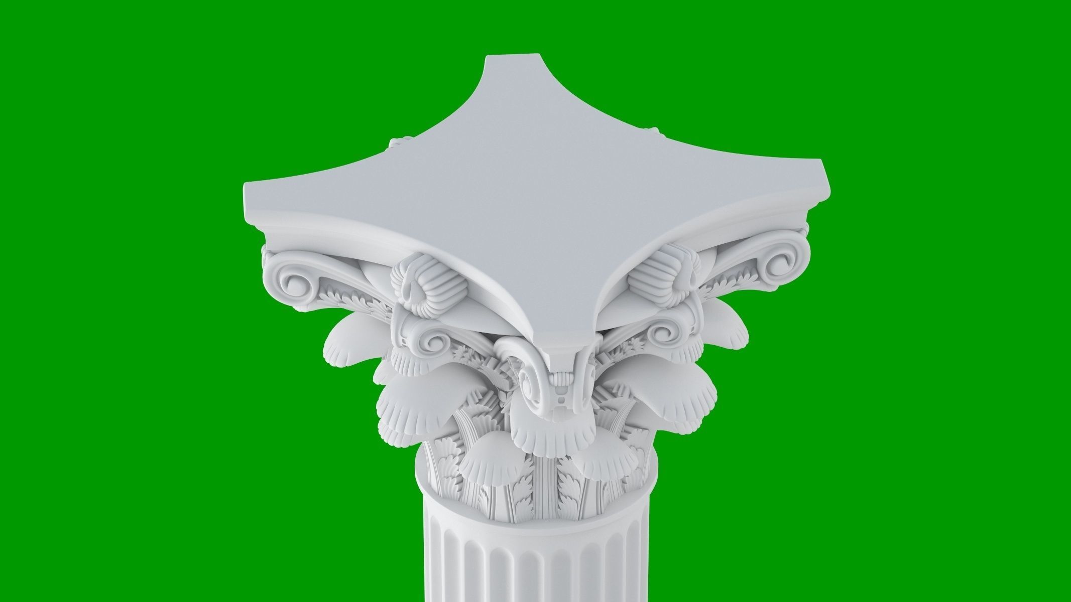 8 Classic Columns Collection 3D model_18