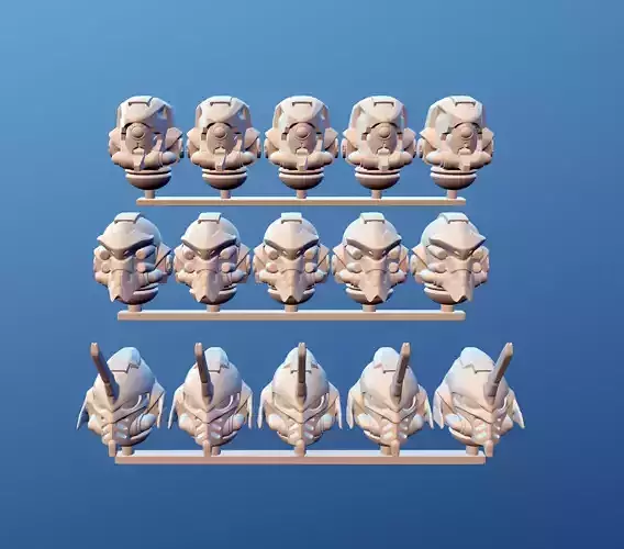 space helmets mk-evangelist 00-02 3D print model