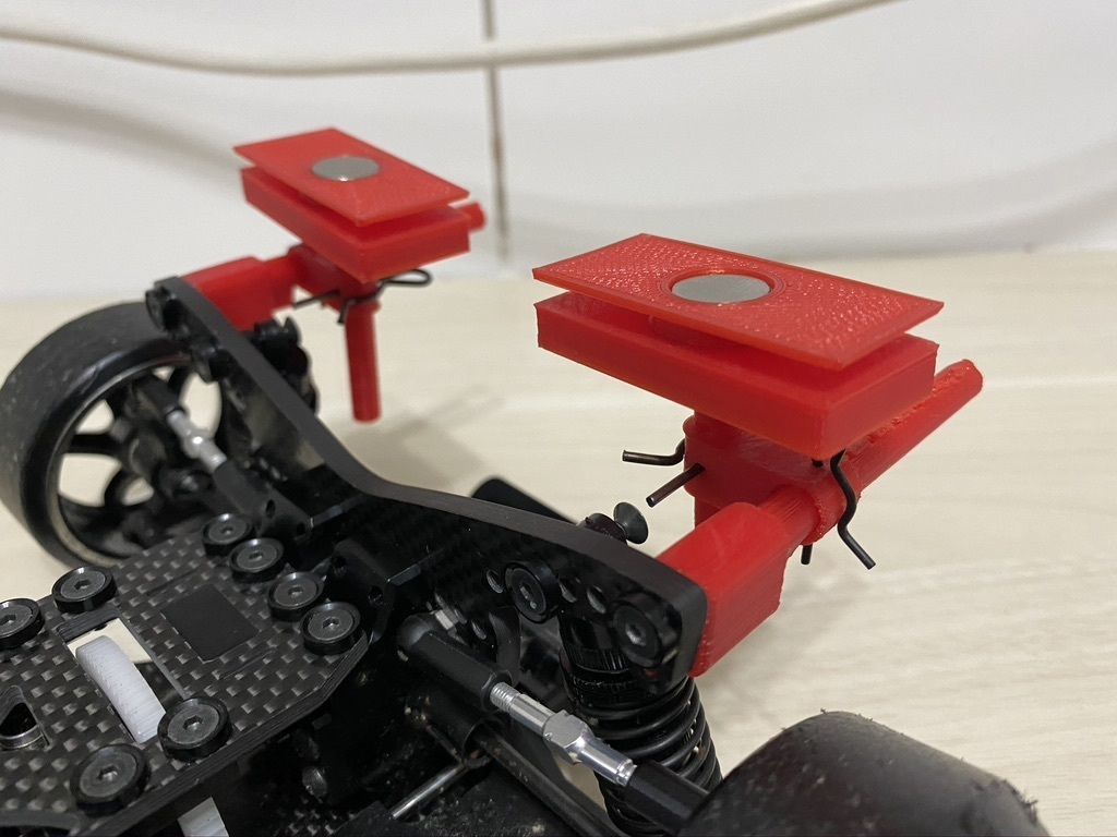 Body Mount 1 10 Magnetic for RC Drift Cars 3D print model_16