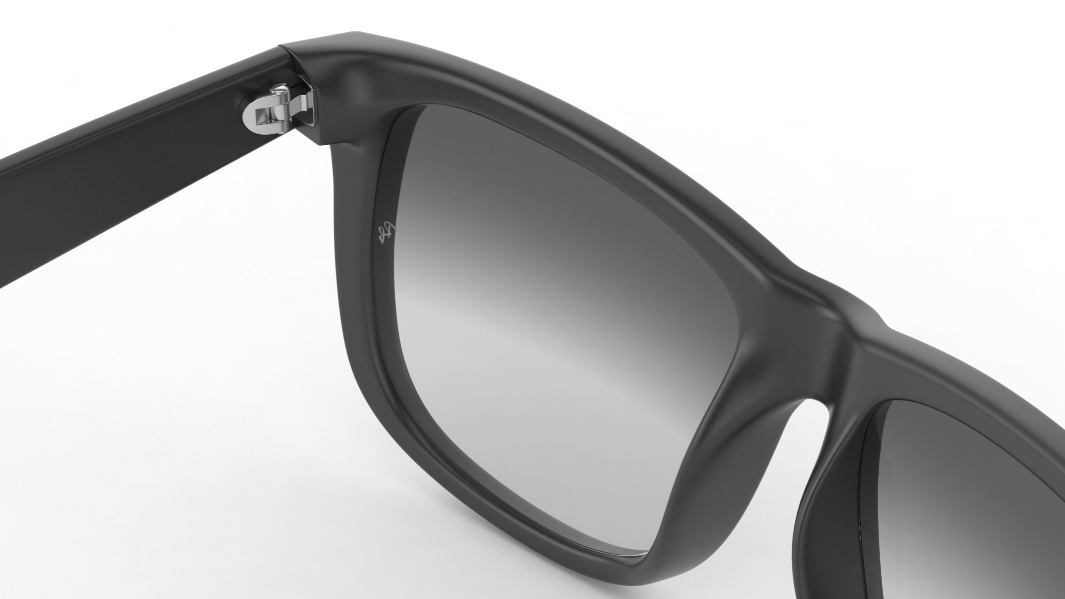 Ray-Ban RB4165 Justin Rectangular Sunglasses 3D model_7