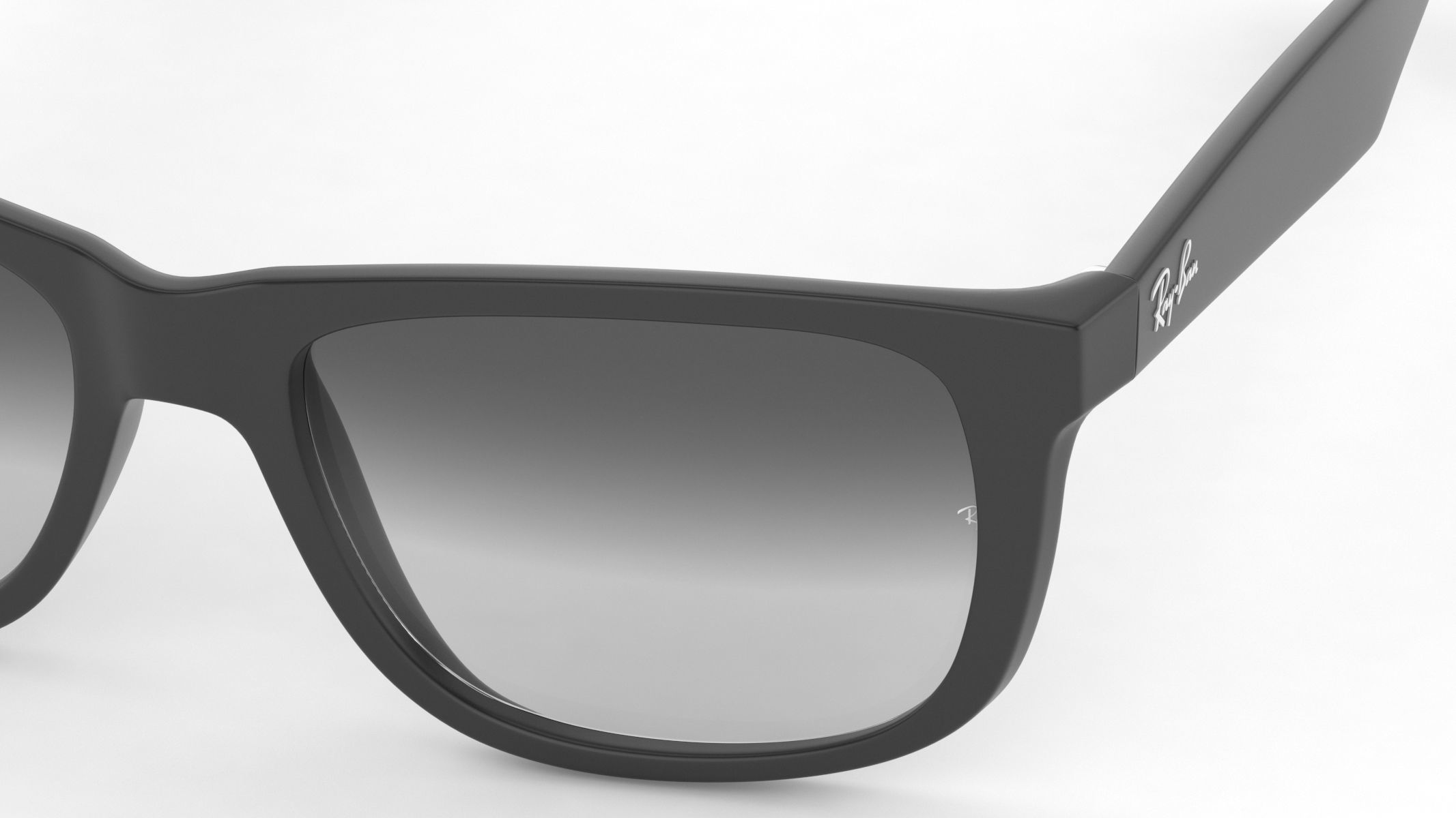 Ray-Ban RB4165 Justin Rectangular Sunglasses 3D model_5