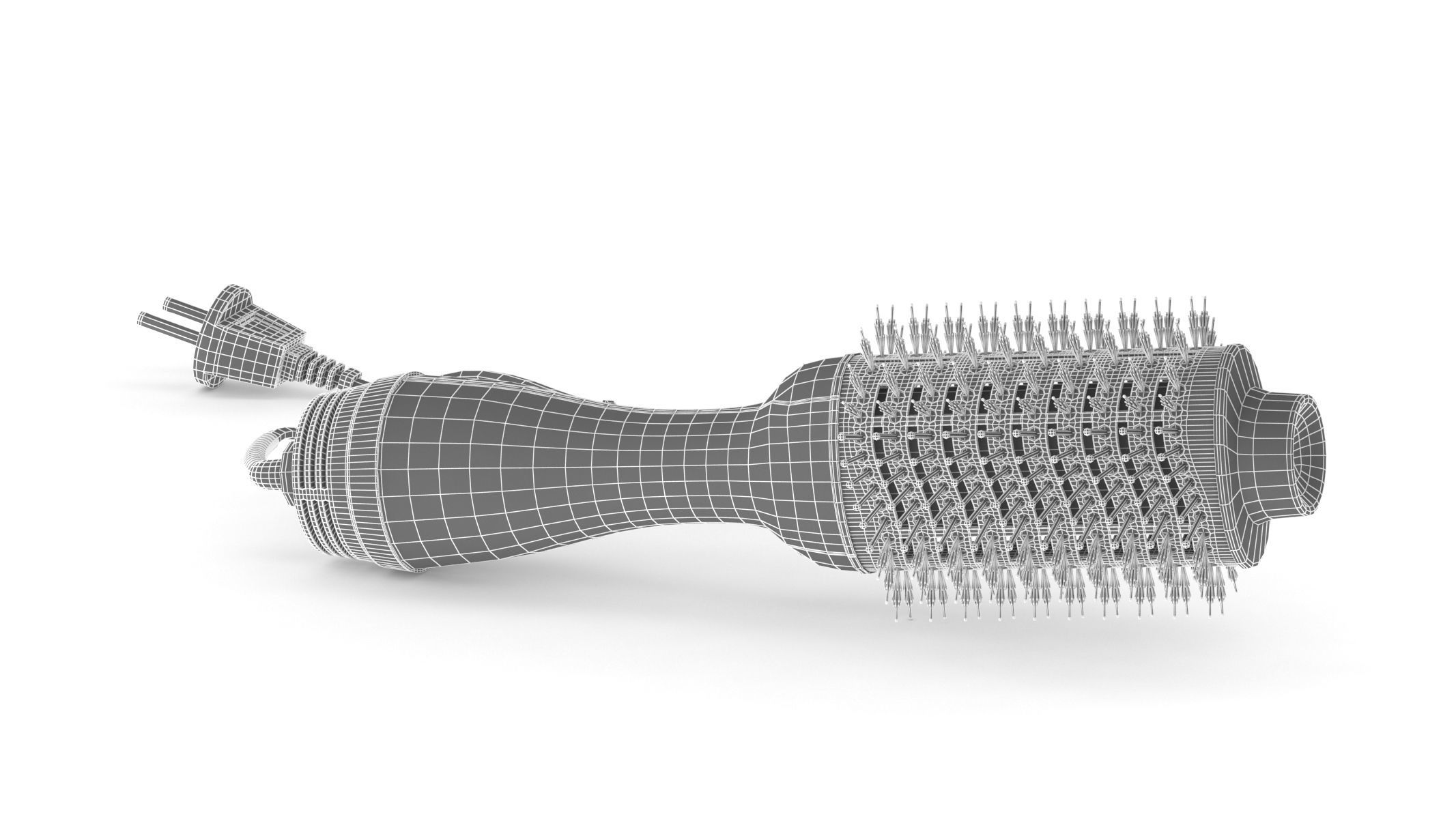 Revlon One-Step Hair Dryer And Volumizer Hot Air Brush 3D model_12