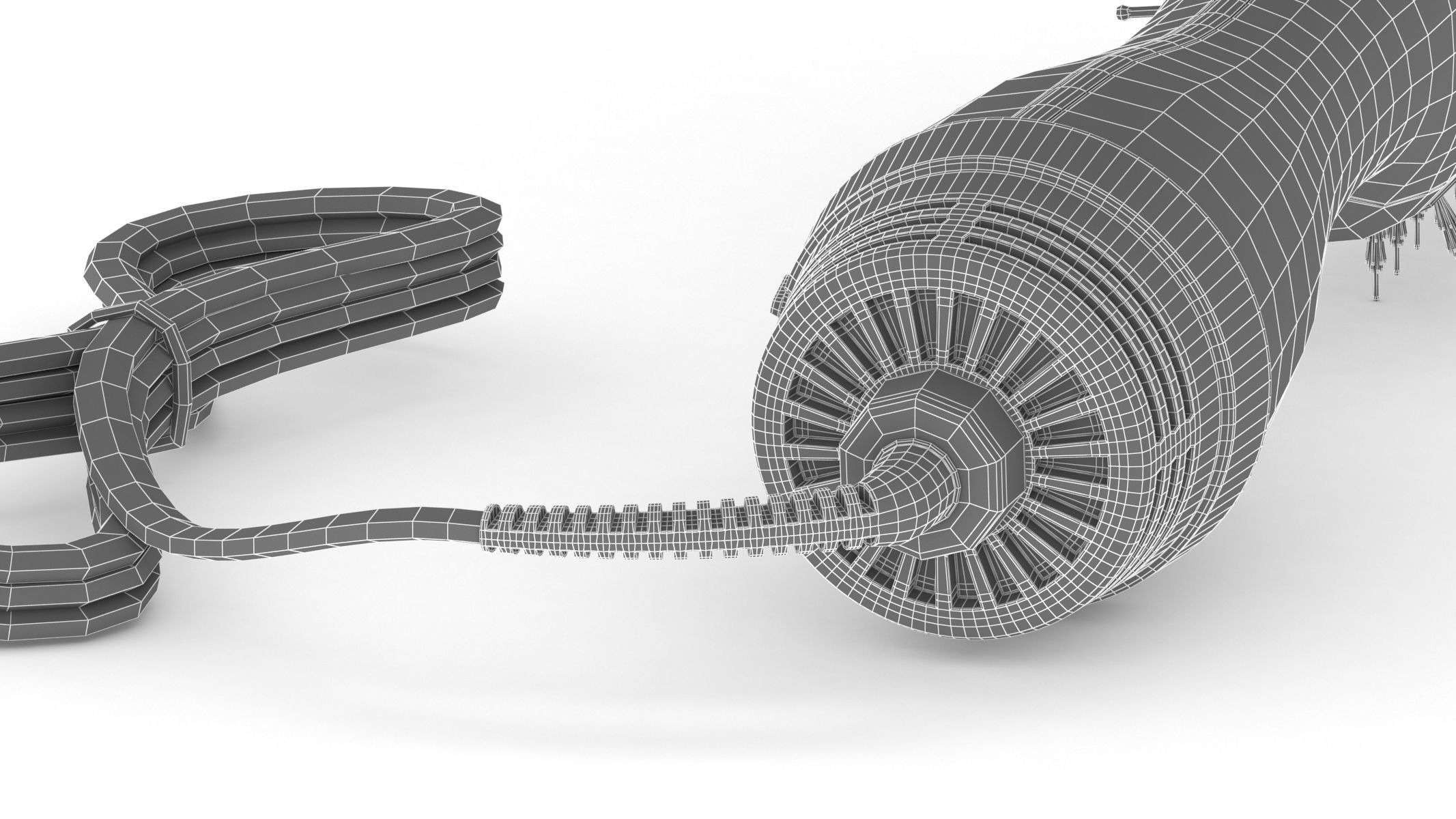 Revlon One-Step Hair Dryer And Volumizer Hot Air Brush 3D model_18