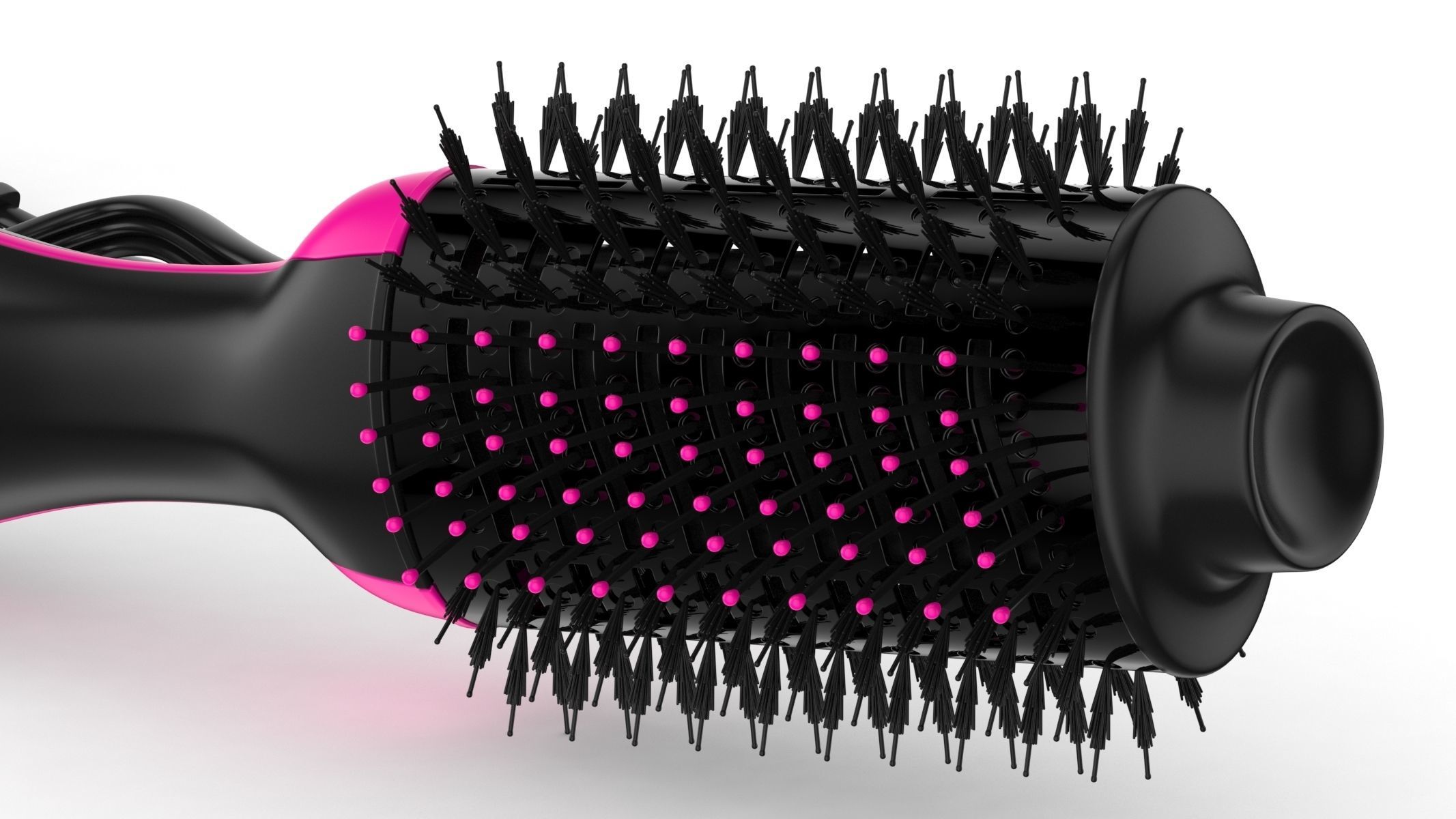 Revlon One-Step Hair Dryer And Volumizer Hot Air Brush 3D model_7