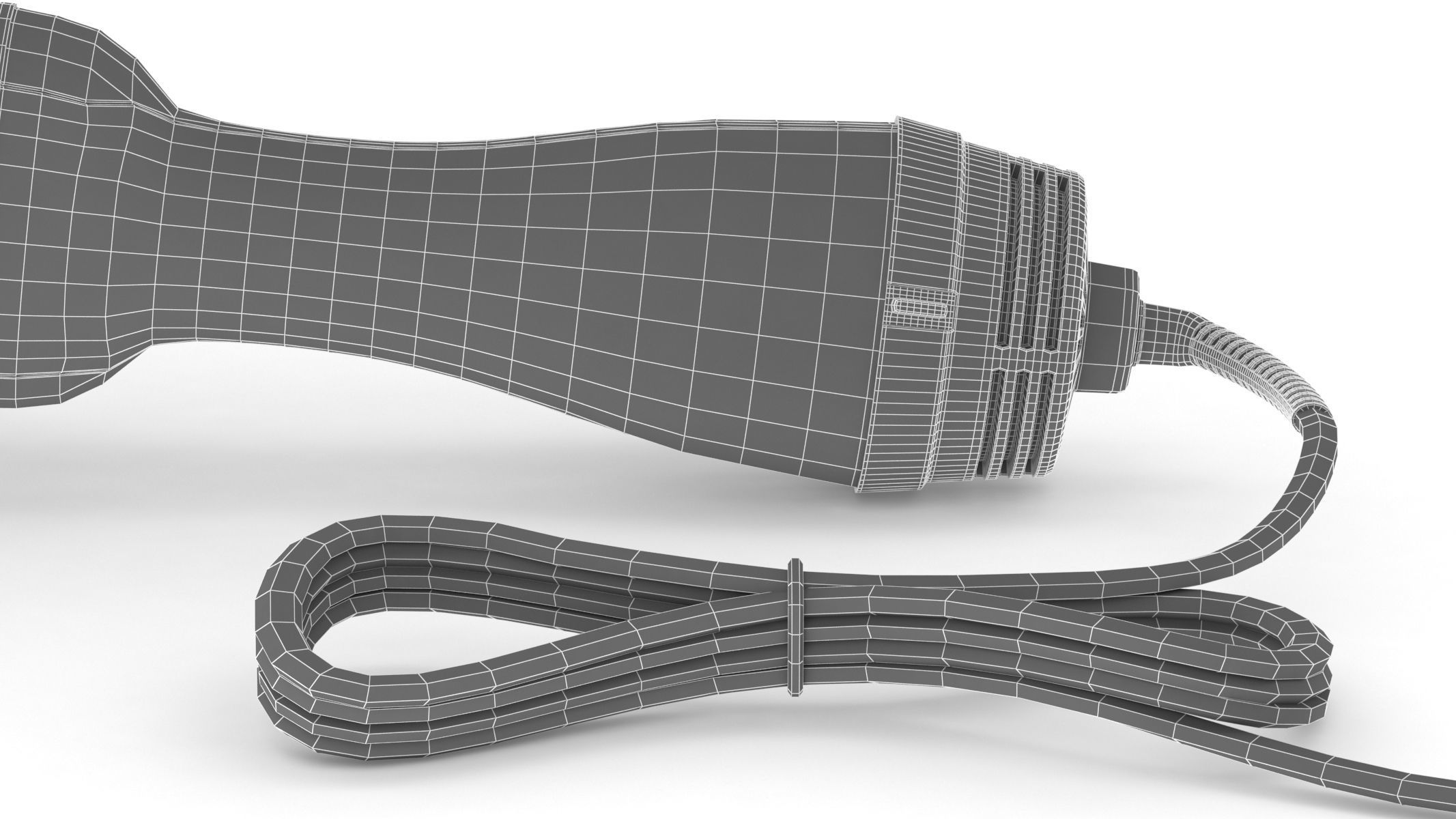 Revlon One-Step Hair Dryer And Volumizer Hot Air Brush 3D model_15