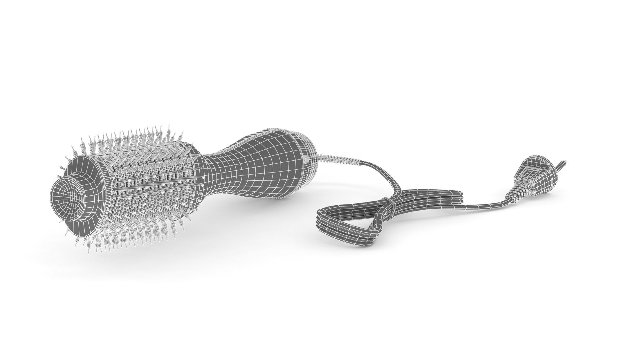 Revlon One-Step Hair Dryer And Volumizer Hot Air Brush 3D model_11