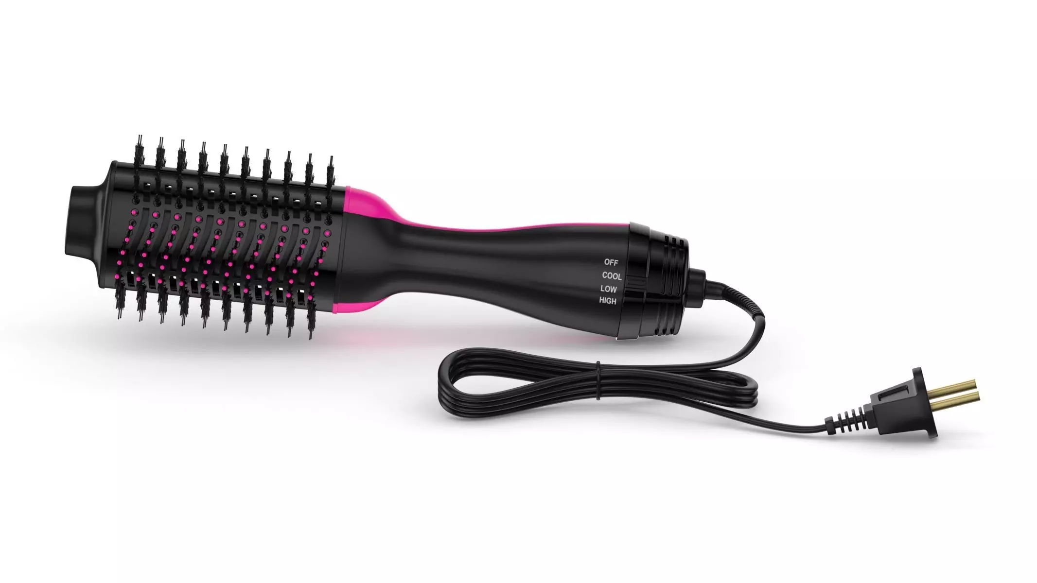 Revlon One-Step Hair Dryer And Volumizer Hot Air Brush 3D model_0