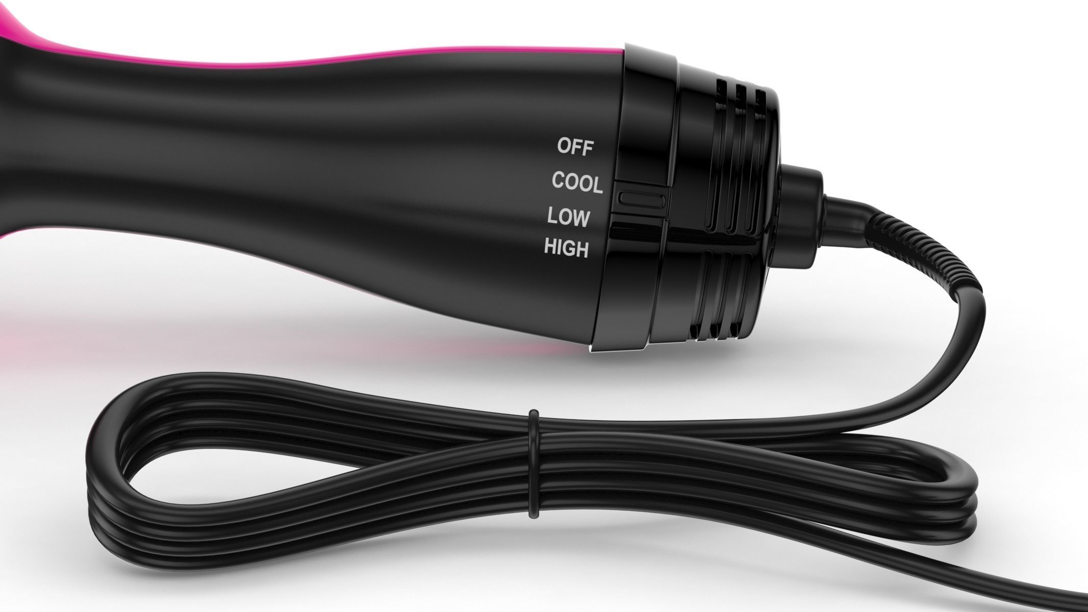 Revlon One-Step Hair Dryer And Volumizer Hot Air Brush 3D model_5