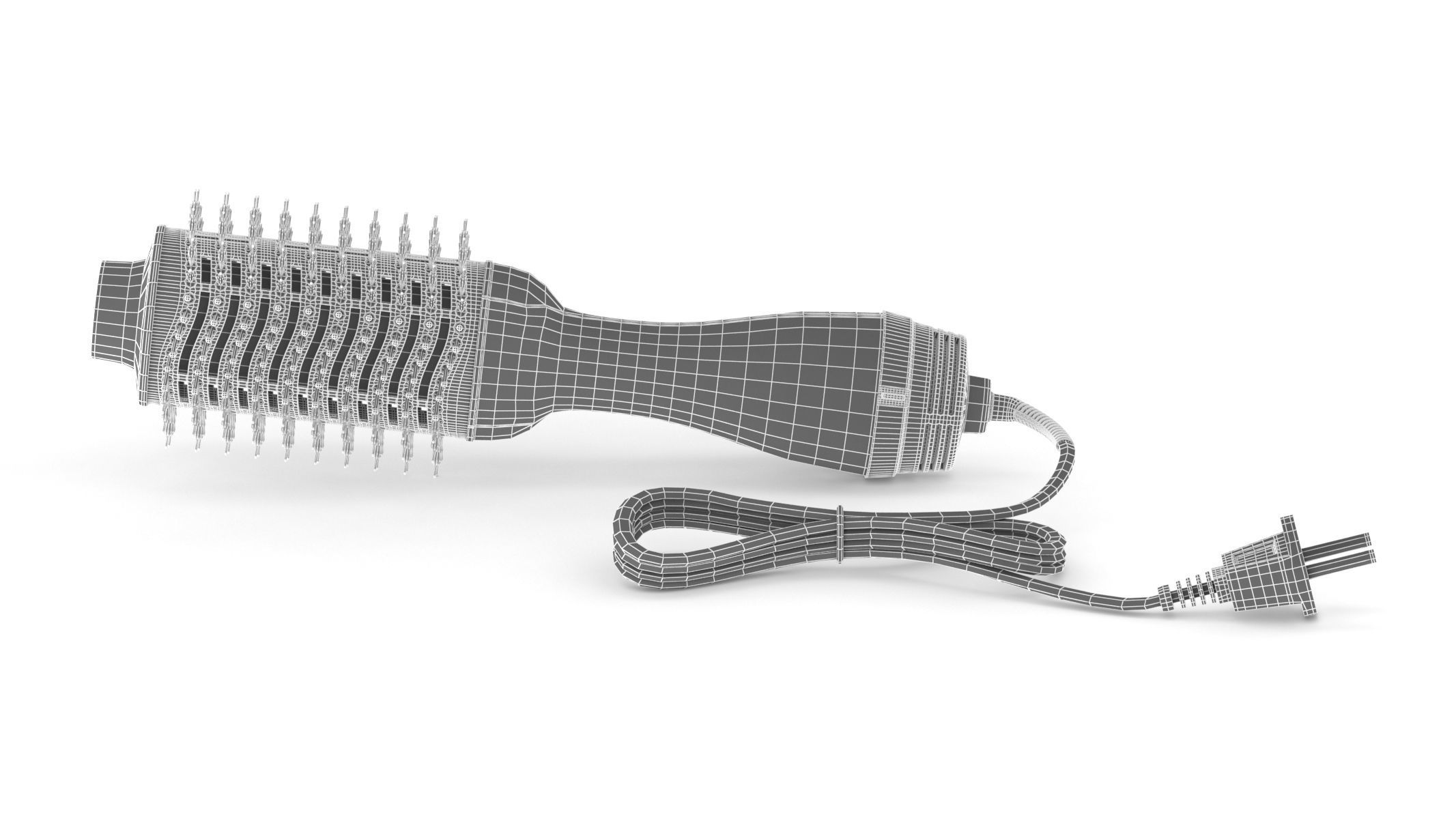 Revlon One-Step Hair Dryer And Volumizer Hot Air Brush 3D model_10