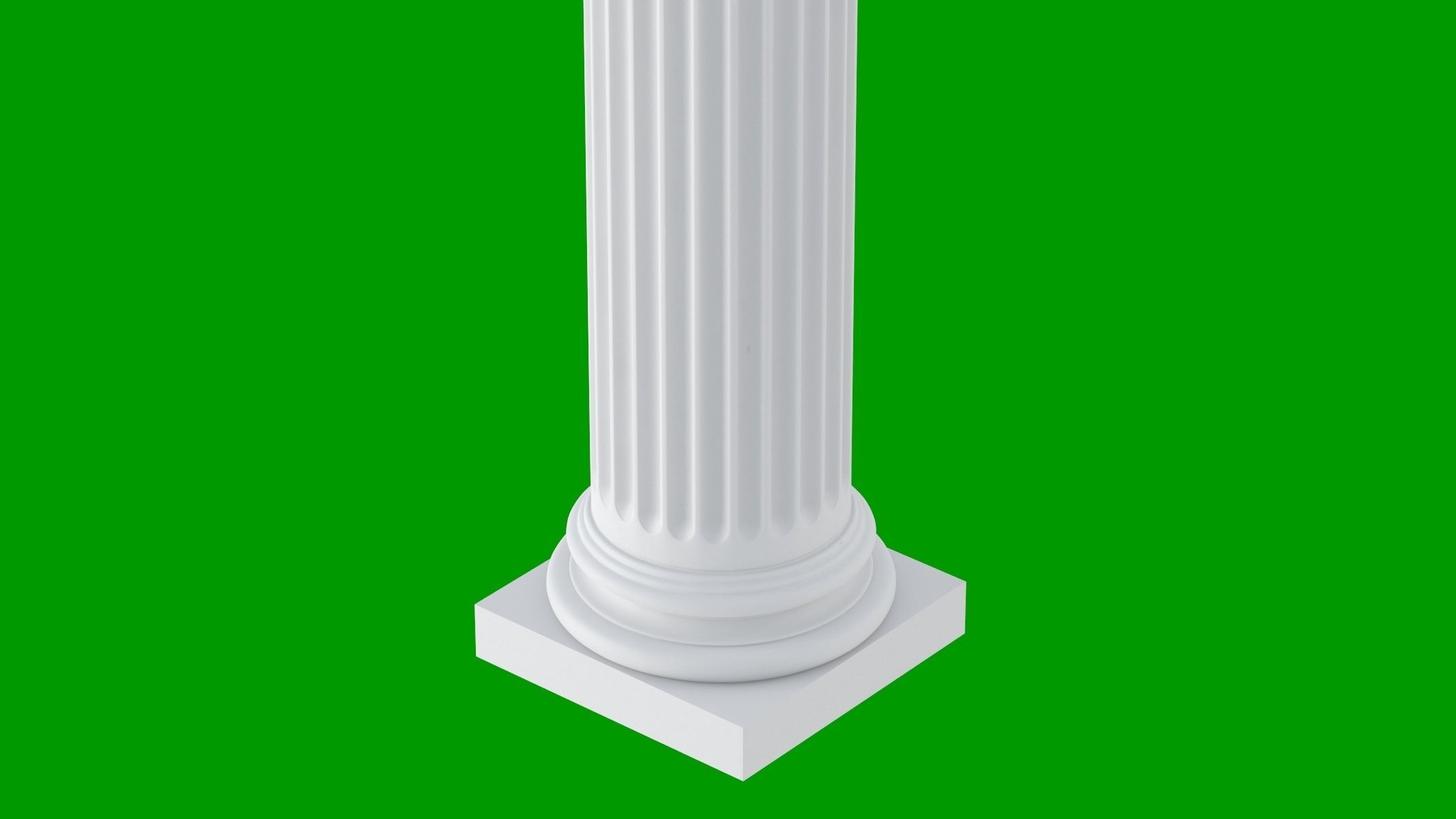 Roman Corinthian Column 3D model_4