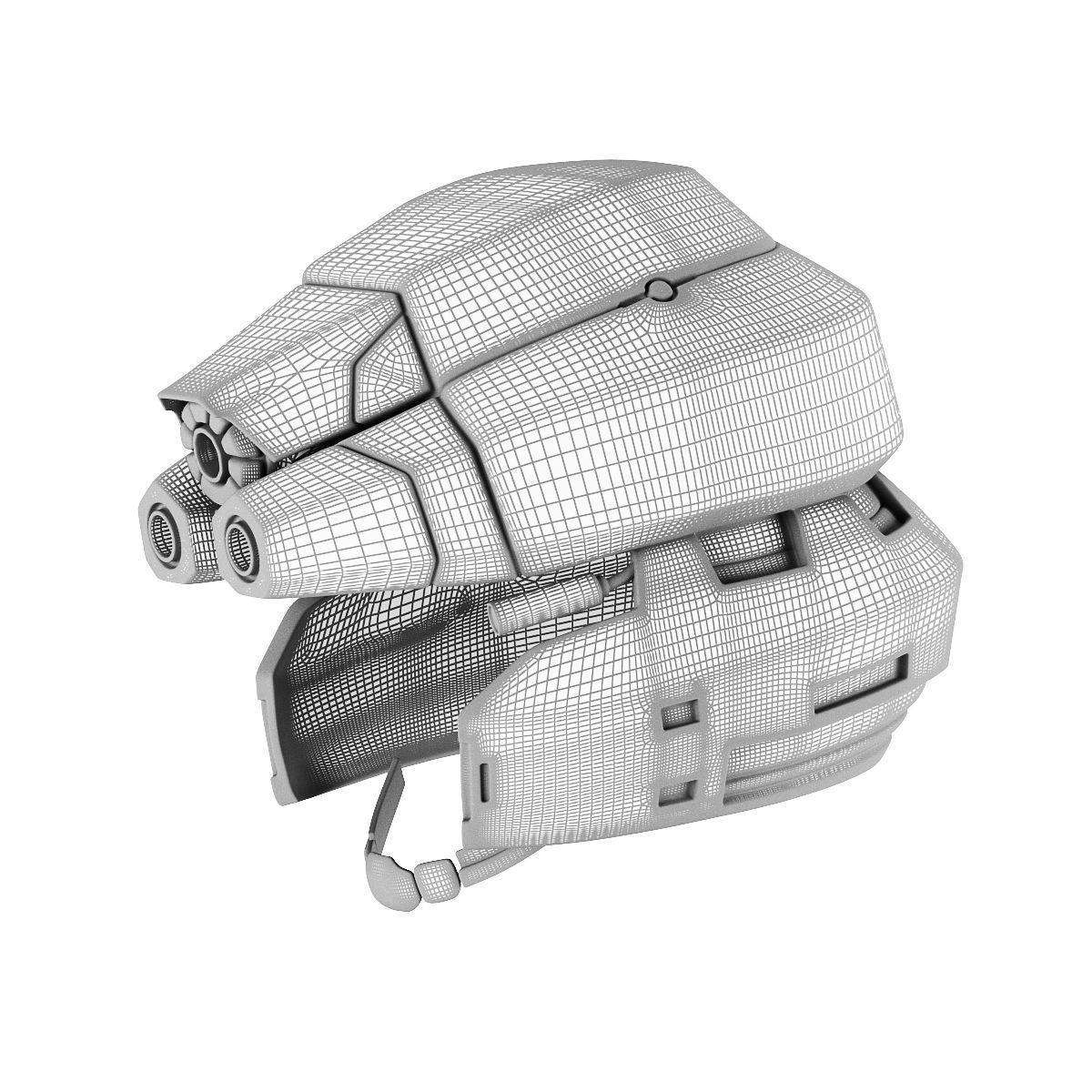 Helmet cop of Final Fantasy 3D print model_2