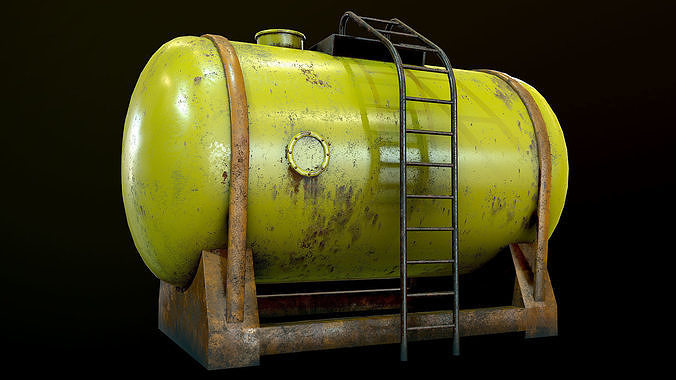 Steam Boiler Low-poly 3D model